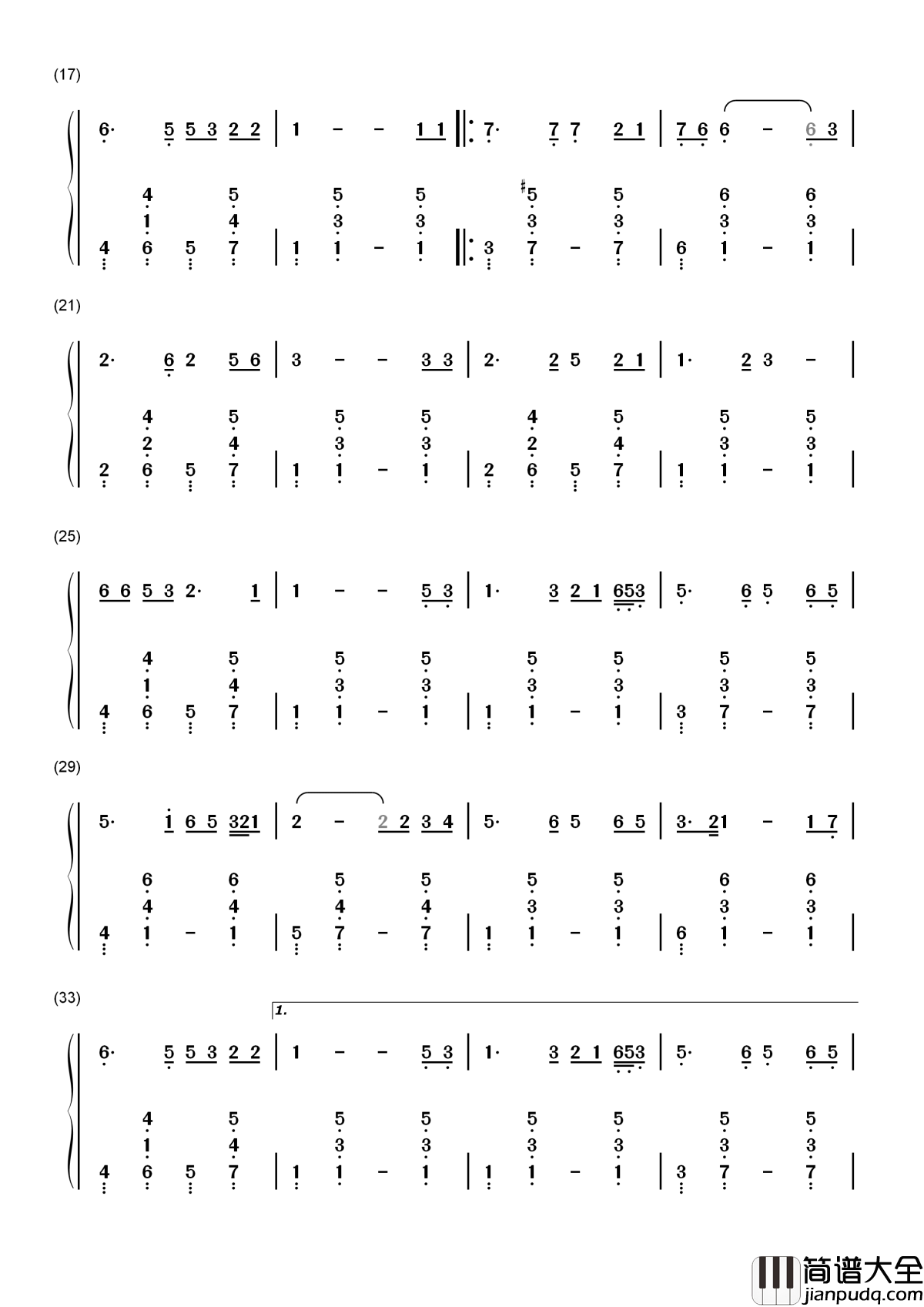 偏偏喜欢你简谱_陈百强_我偏偏喜欢你，像春风十里