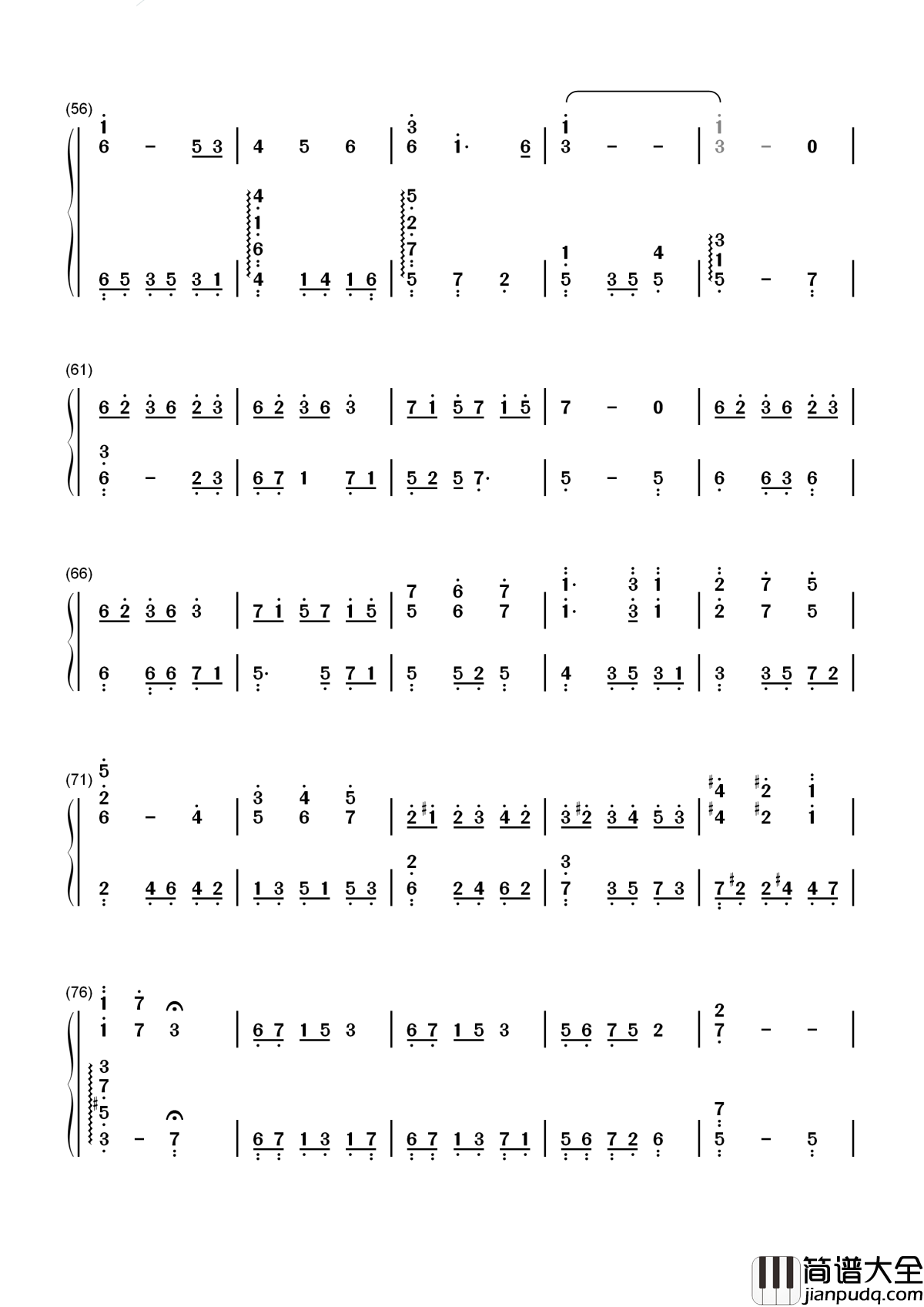 失忆蝴蝶简谱_陈奕迅_不用沦为伴侣_别寻是惹非