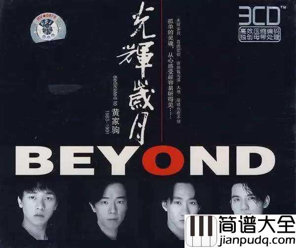 光辉岁月简谱__向BEYOND乐队致敬