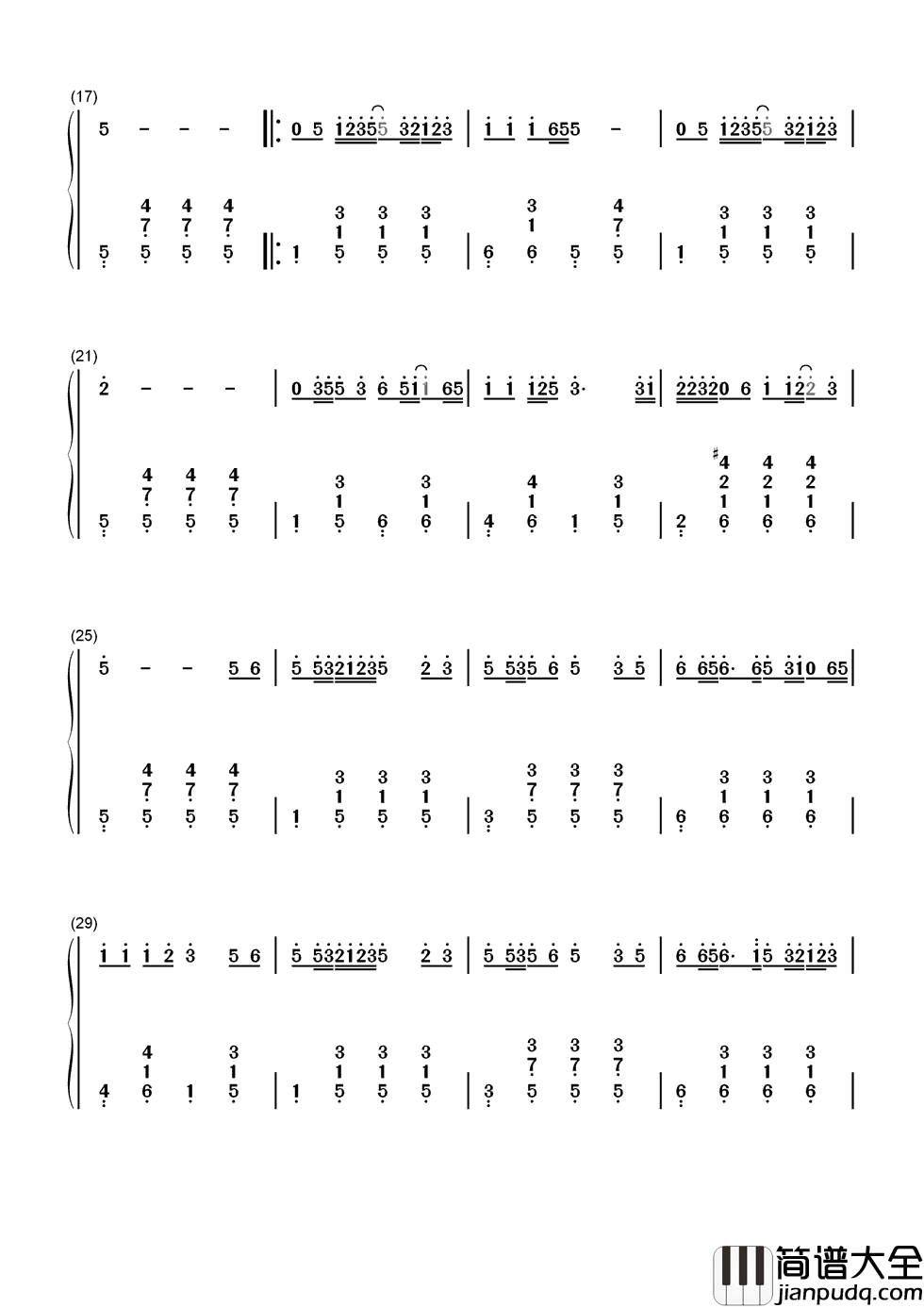 梦里水乡简谱__江珊___烟雨江南