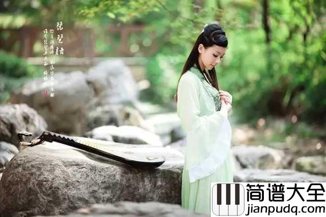 琵琶语简谱_柔情似水长相守，情愫如弦牵人意