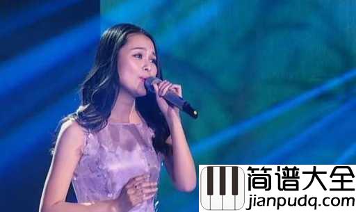 在水一方简谱_媲美邓丽君她用一首在水一方，征服了所有人~