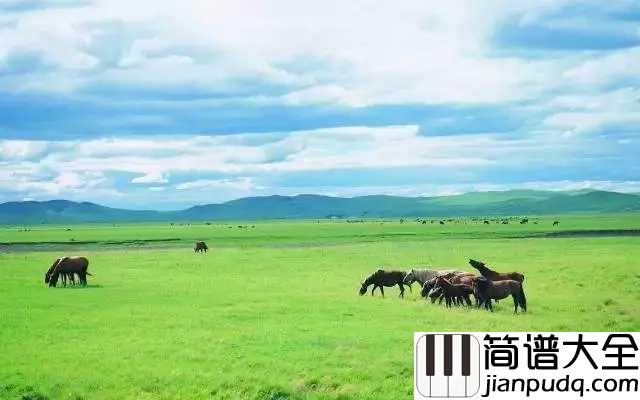 父亲的草原母亲的河简谱_充满感染力的歌声深沉内敛，情怀动人