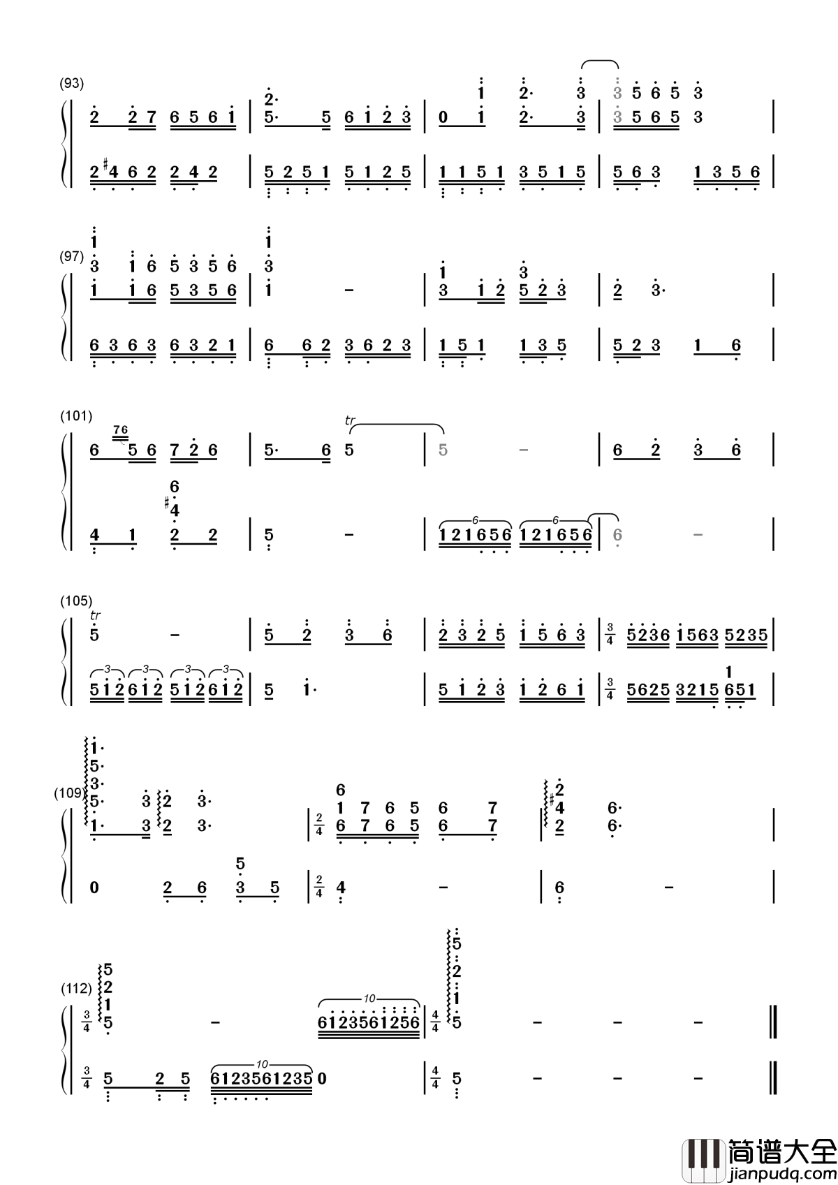 十送红军简谱_宋祖英_唱出了多少老红军的爱国情怀