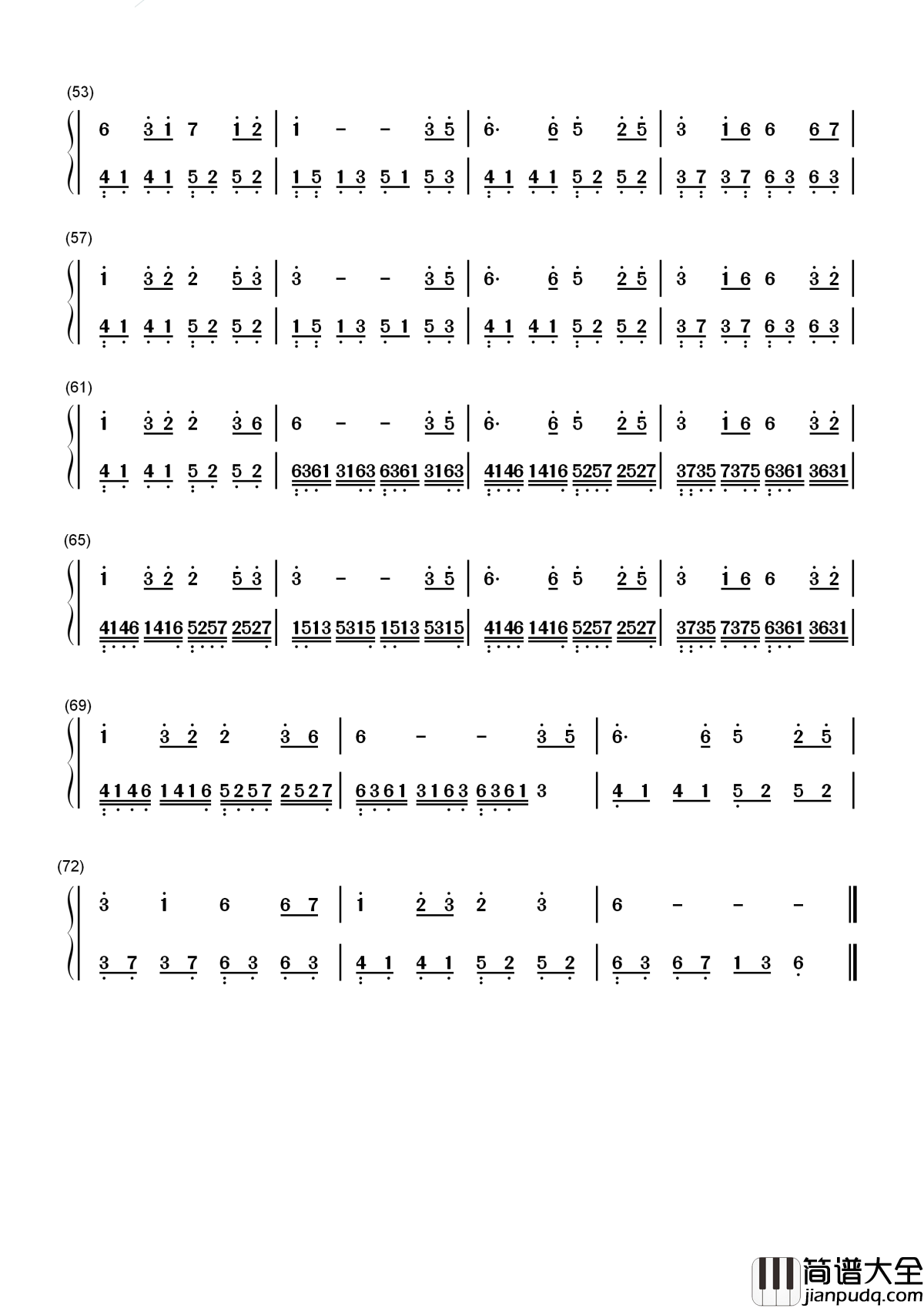 星月神话简谱__金莎___一生最美好的场景