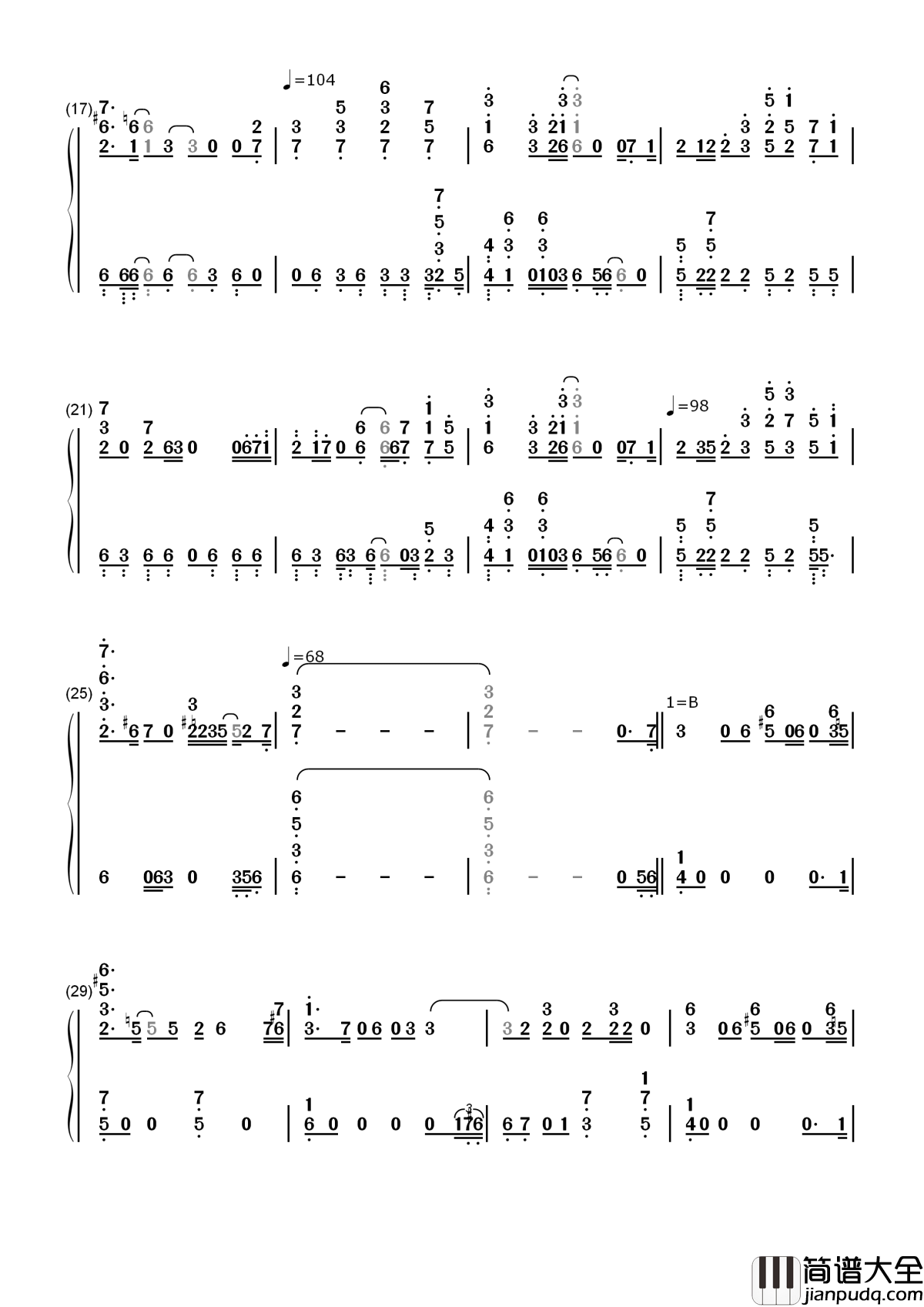 鸟之诗简谱_穿过云端，是谁的天堂，在召唤