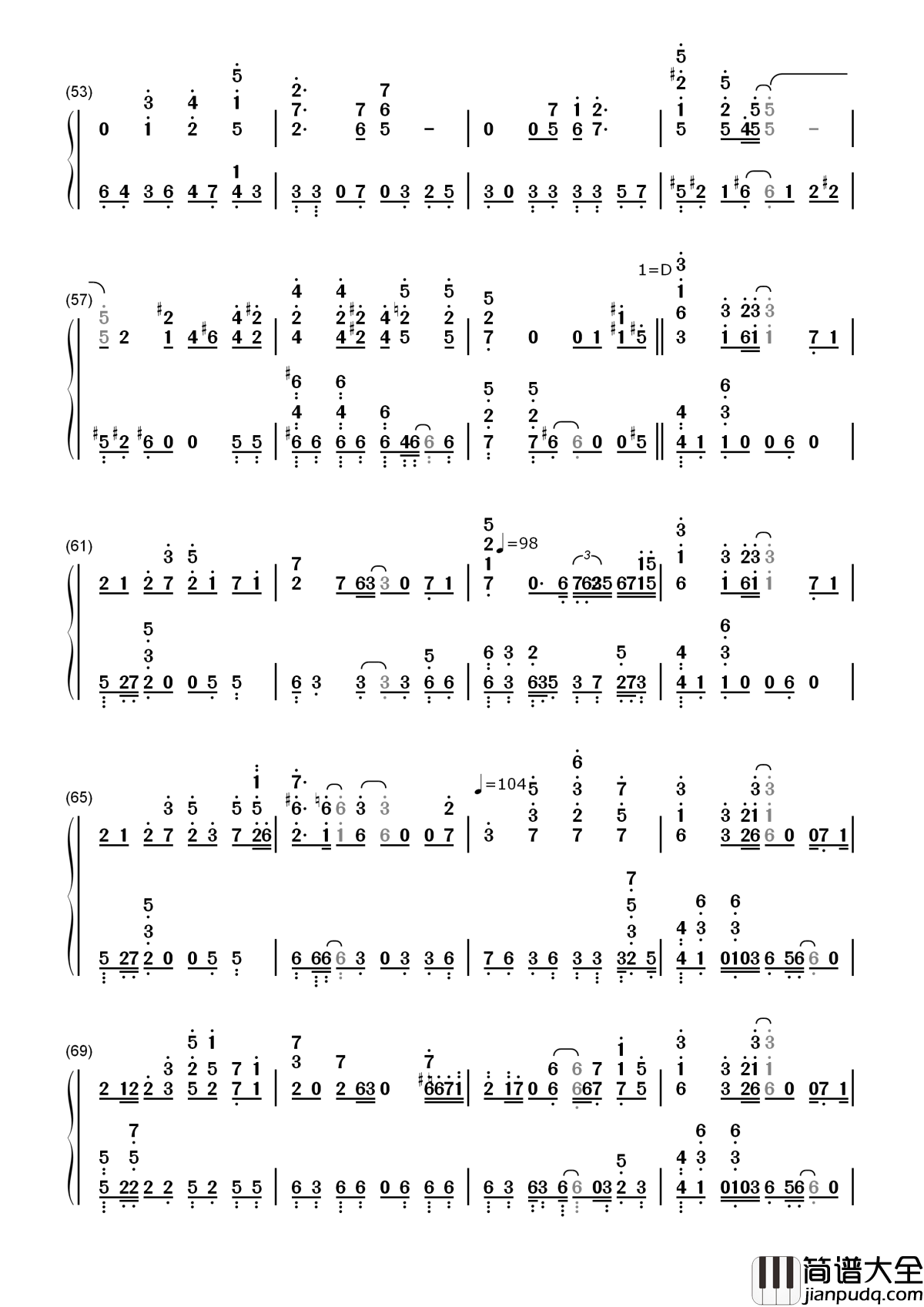 鸟之诗简谱_穿过云端，是谁的天堂，在召唤