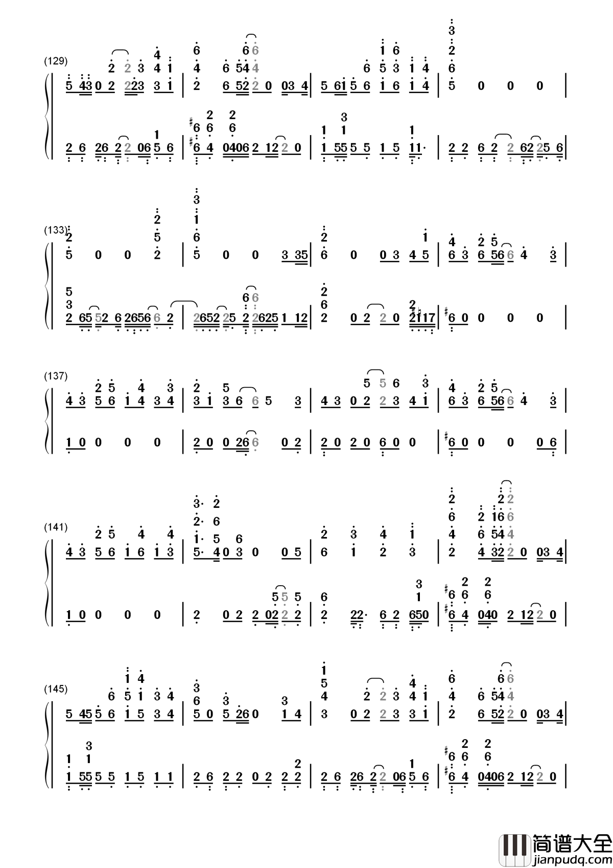 鸟之诗简谱_穿过云端，是谁的天堂，在召唤