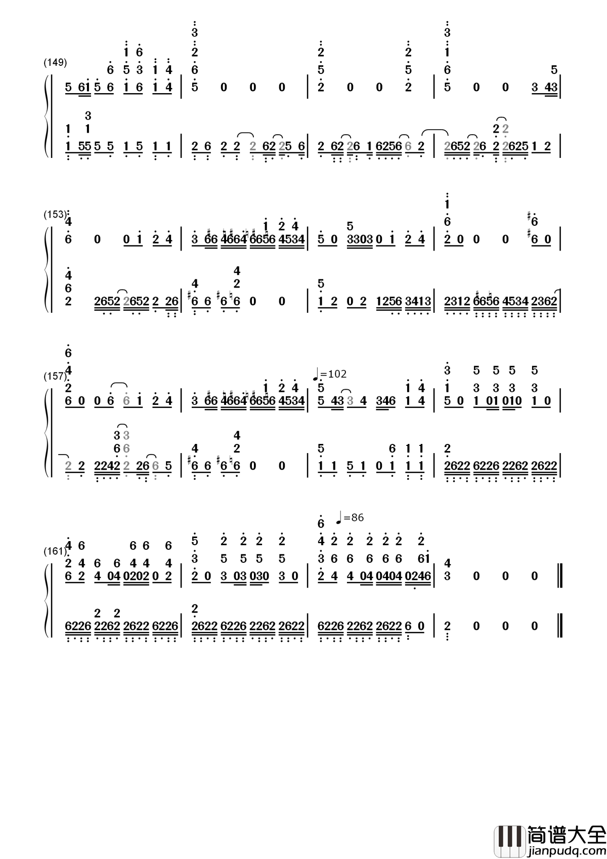 鸟之诗简谱_穿过云端，是谁的天堂，在召唤