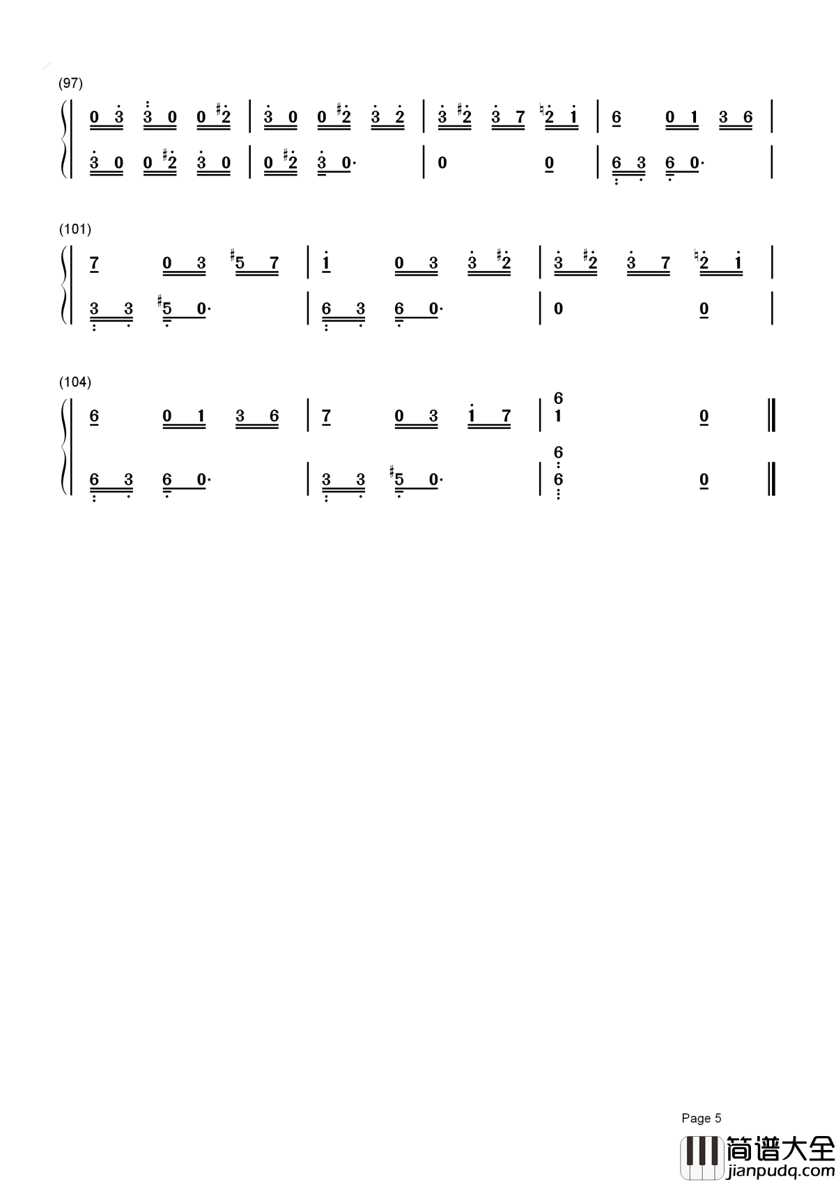 致爱丽丝简谱_贝多芬_柔美动人，伴我入梦