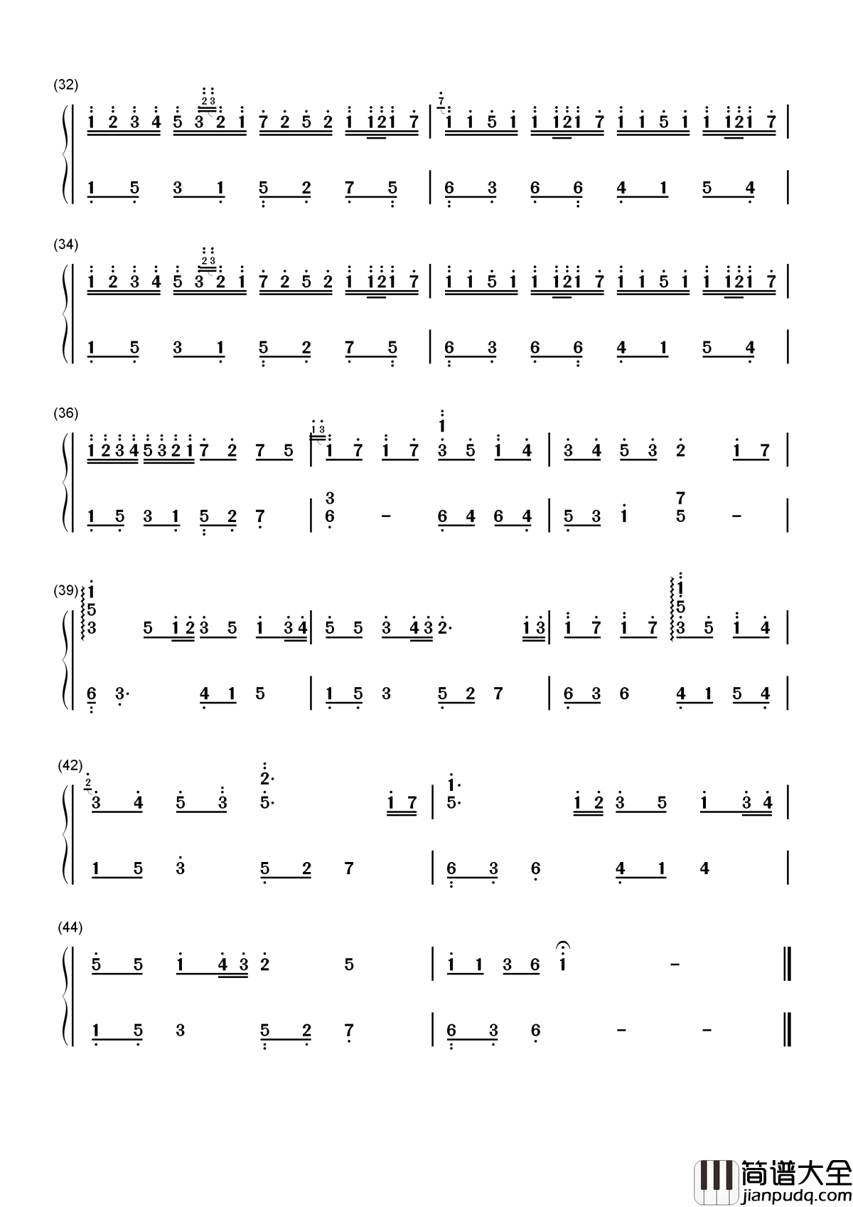 river_flows_in_you简谱_李闰珉炫技双钢琴版,帅到我了