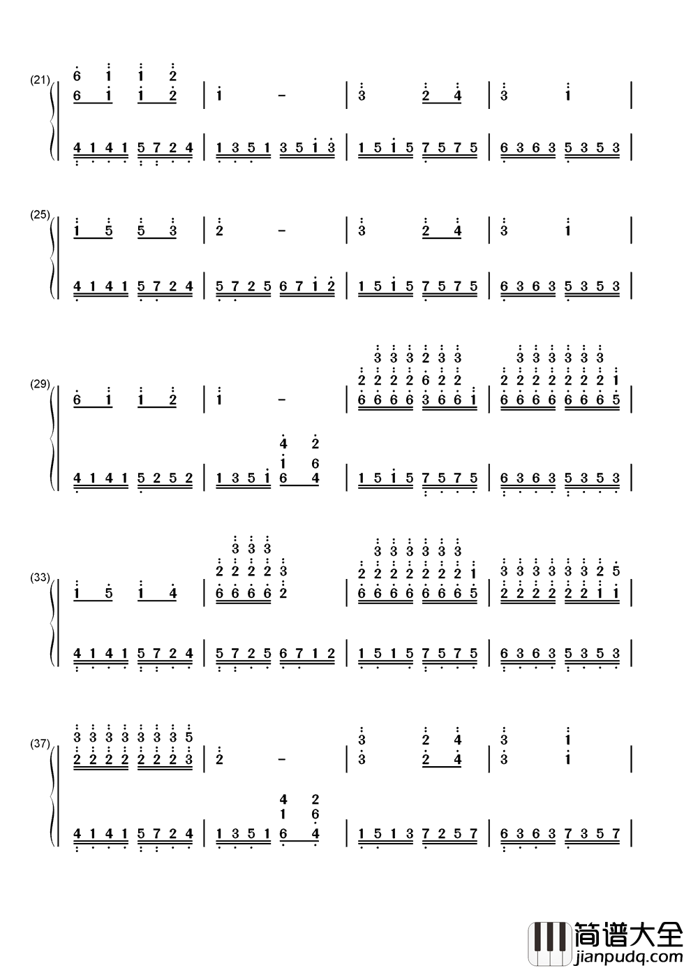 听妈妈的话简谱_周杰伦_听妈妈的话_别让她受伤