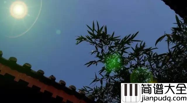 月光下的凤尾竹简谱_傣族民歌节奏舒缓，优美动听