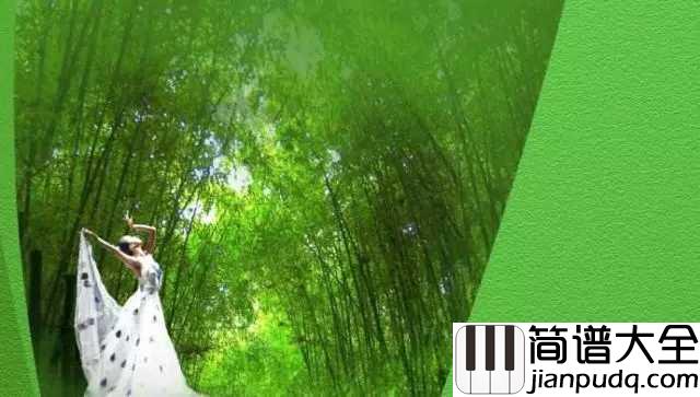 月光下的凤尾竹简谱_傣族民歌节奏舒缓，优美动听