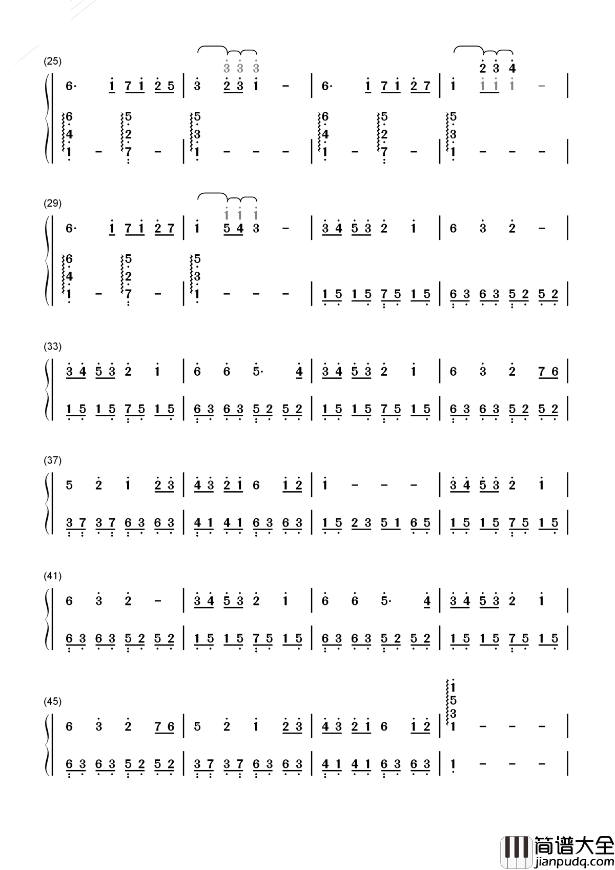 雪之梦简谱_班得瑞将这首歌，奏出了真正的唯美