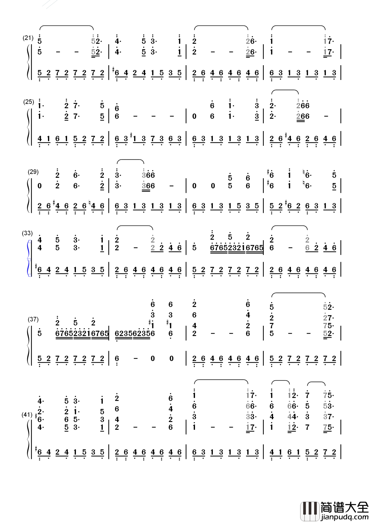 出埃及记简谱_马克西姆_电影出埃及记主题曲