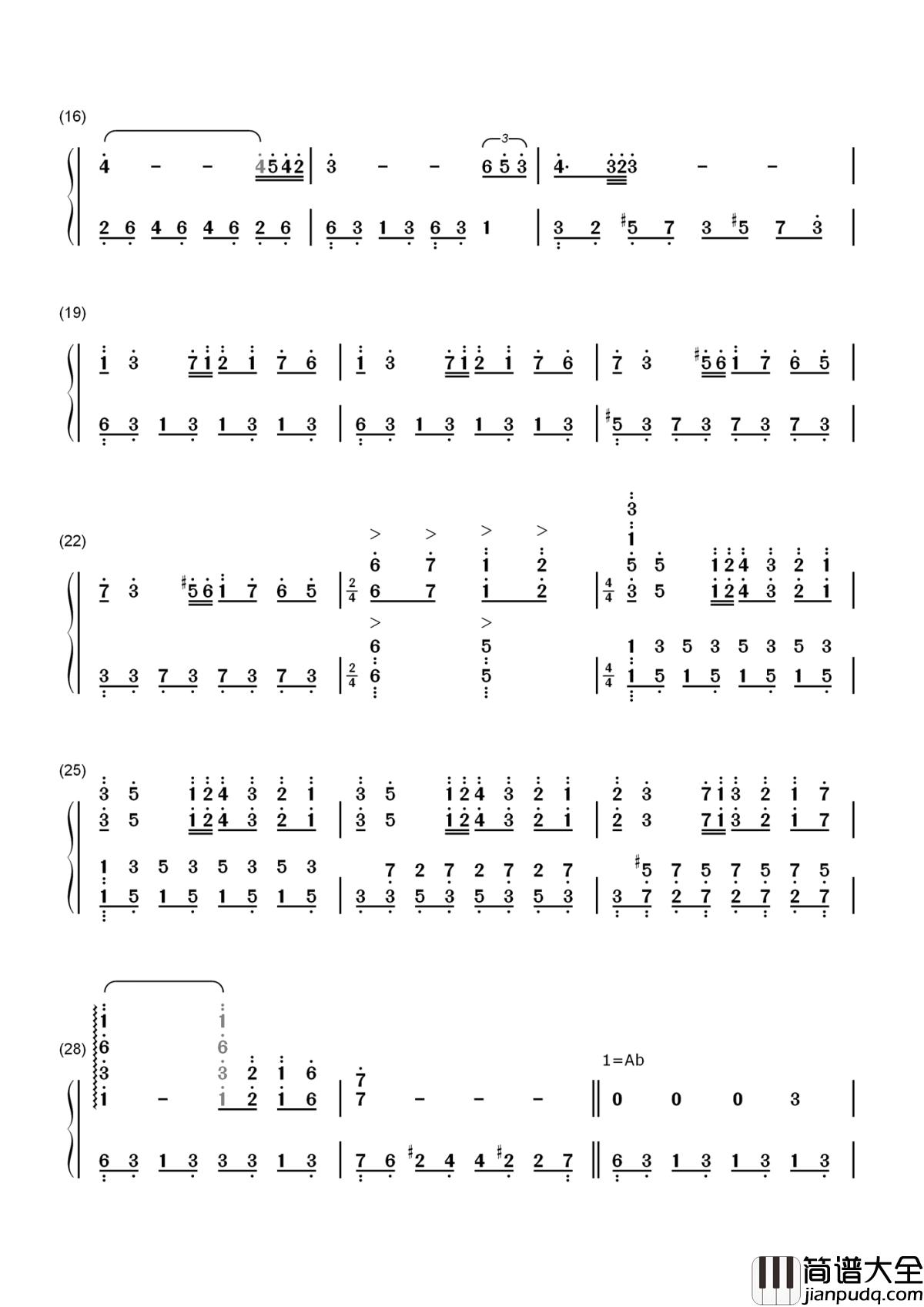 秋日私语简谱_理查德.克莱德曼曲尽余音仍萦绕着，不觉失散也