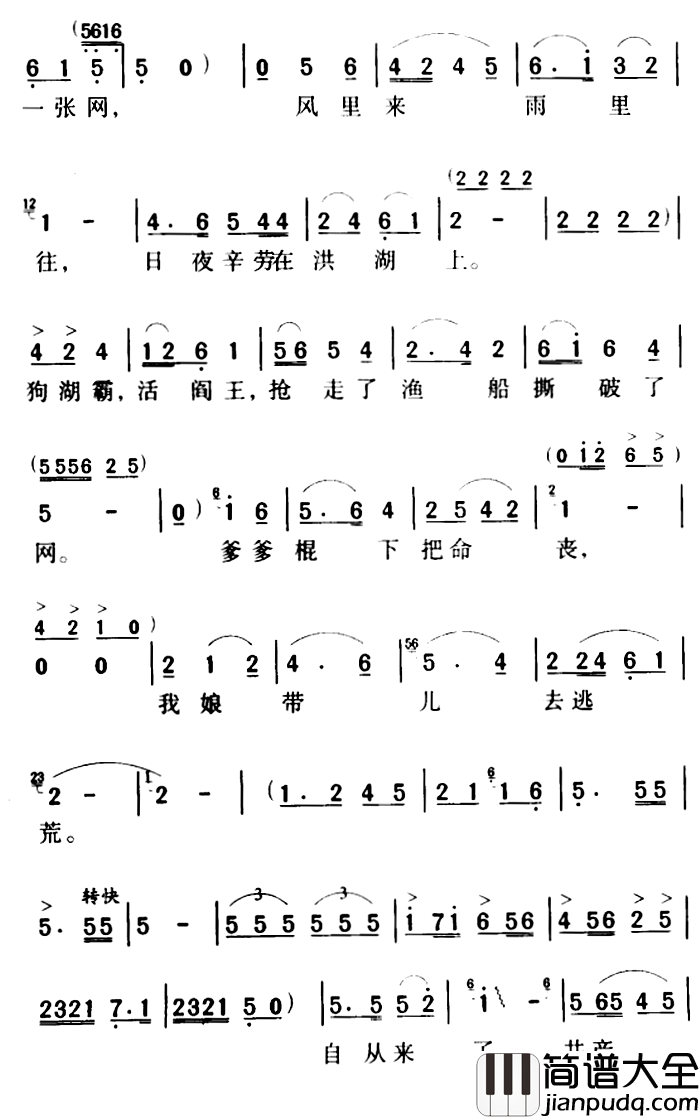 军歌金曲：看天下劳苦人民都解放简谱_梅少山，张敬安，梅会召，欧阳谦叔词/张敬安，欧阳谦叔曲