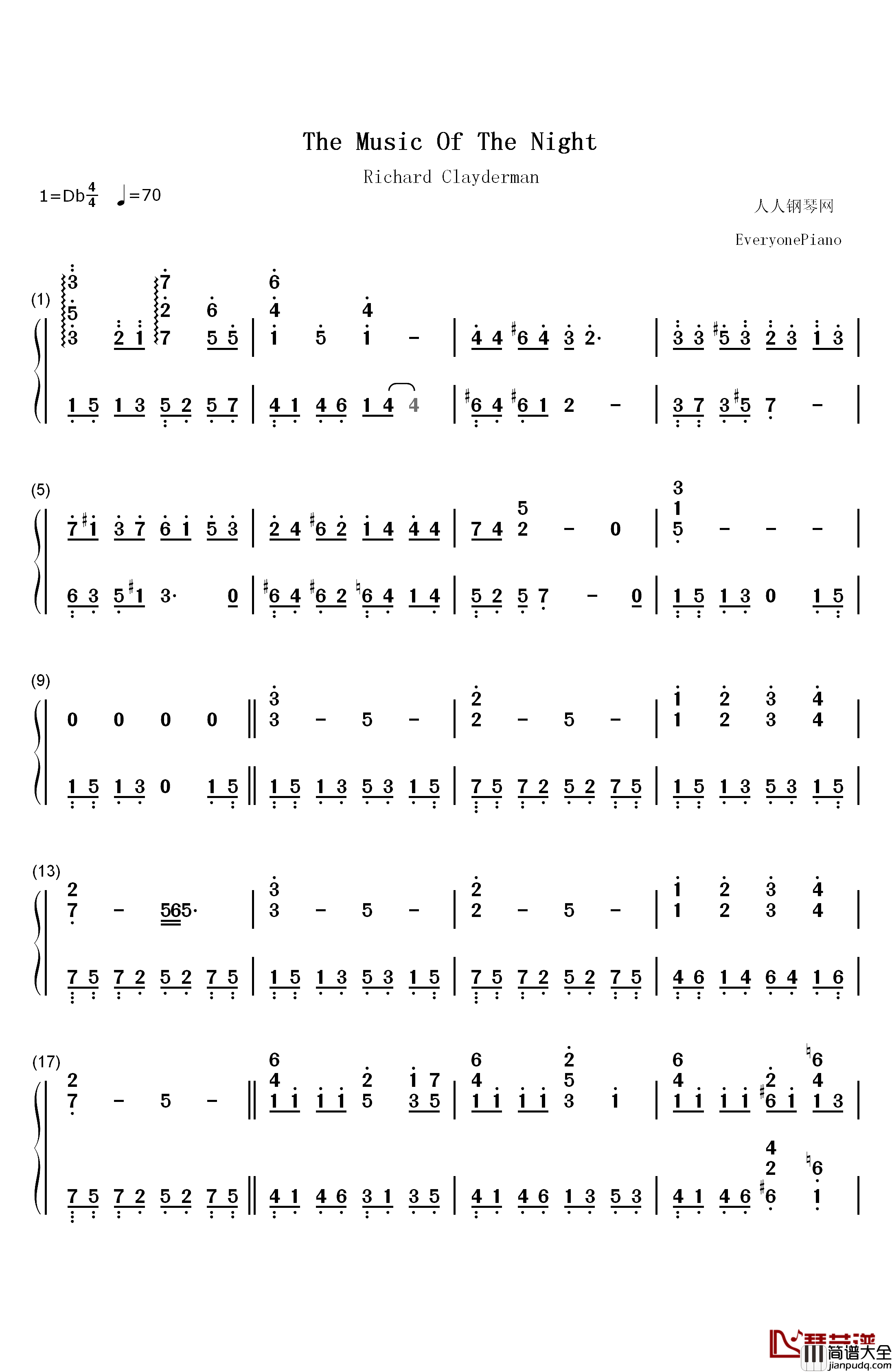 The_Music_of_the_Night钢琴简谱_数字双手_Andrew_Lloyd_Webber__安德鲁·劳埃德·韦伯