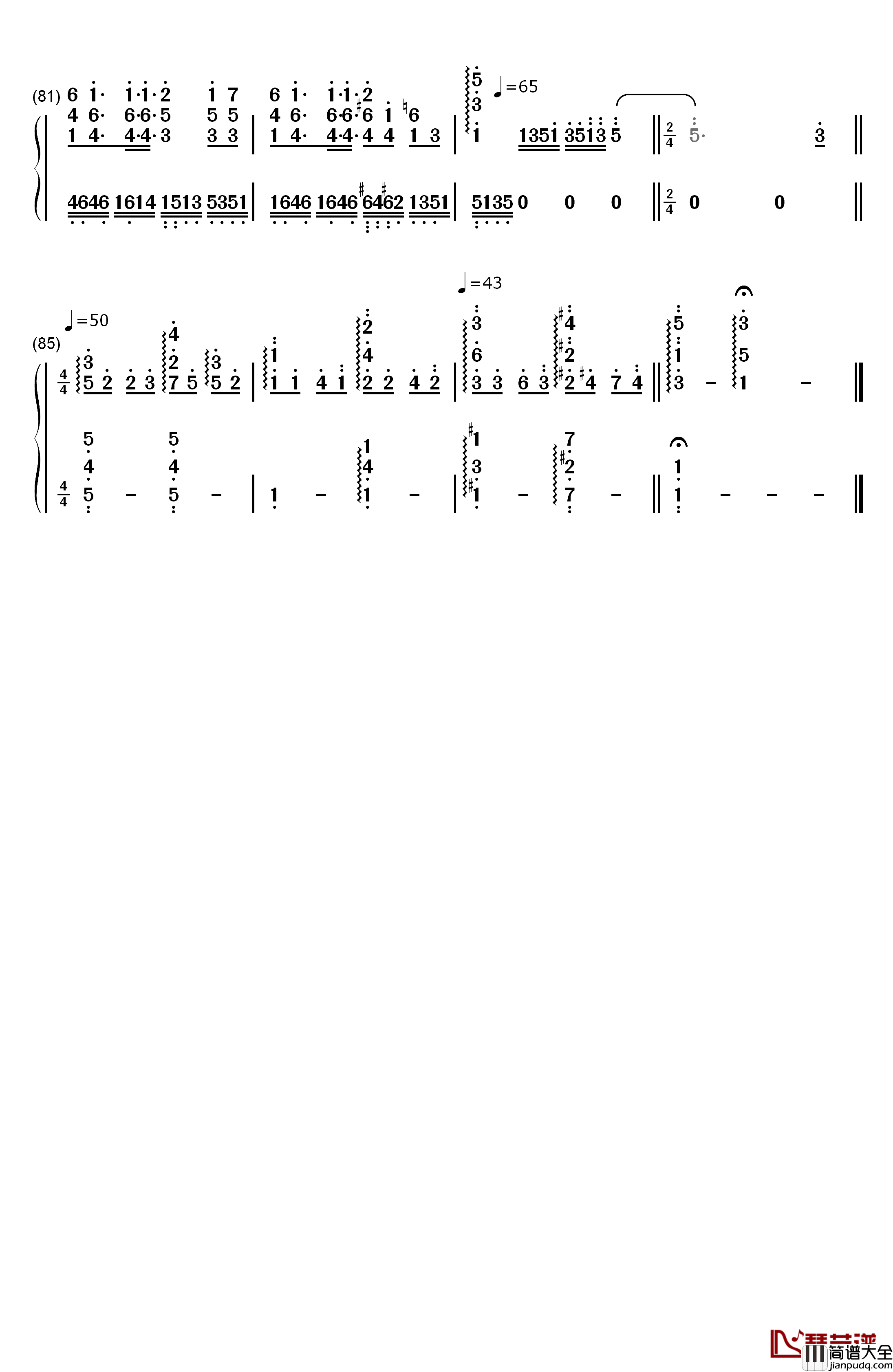 The_Music_of_the_Night钢琴简谱_数字双手_Andrew_Lloyd_Webber__安德鲁·劳埃德·韦伯