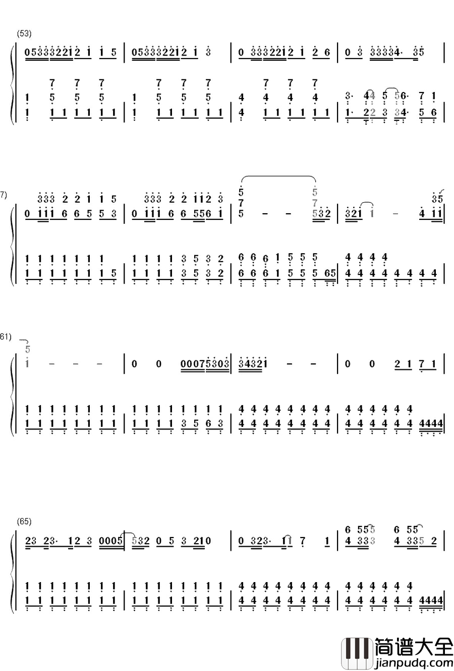 The_Climb钢琴简谱_数字双手_Miley_Cyrus