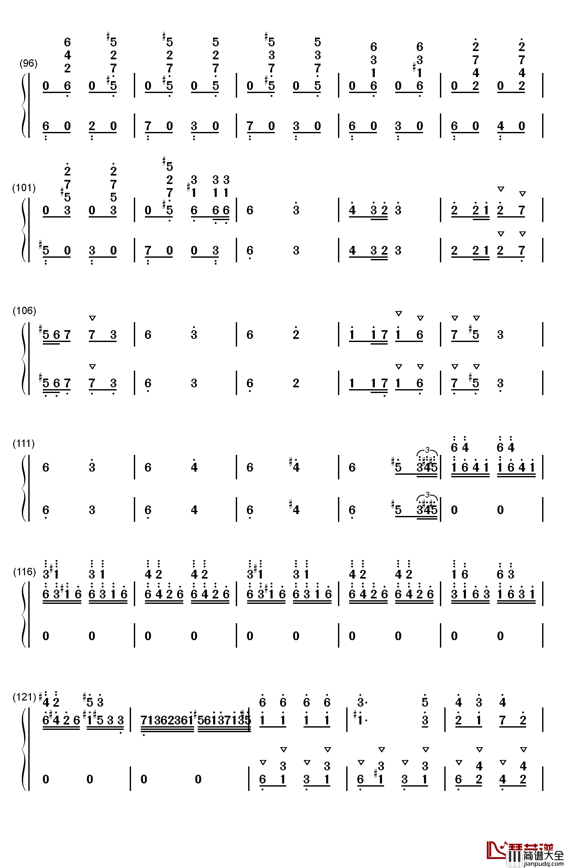 苏维埃进行曲钢琴简谱_数字双手_James_Hannigan