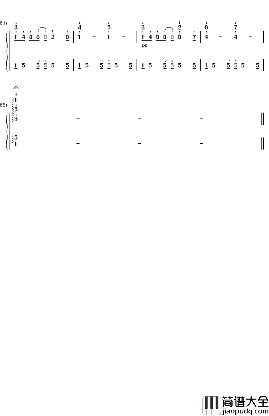Forrest_Gump钢琴简谱_数字双手_Alan_Silvestri