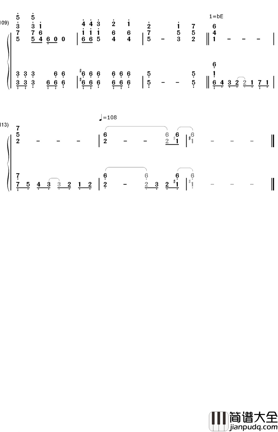 七龙珠GT主题曲钢琴简谱_数字双手_七龙珠GT