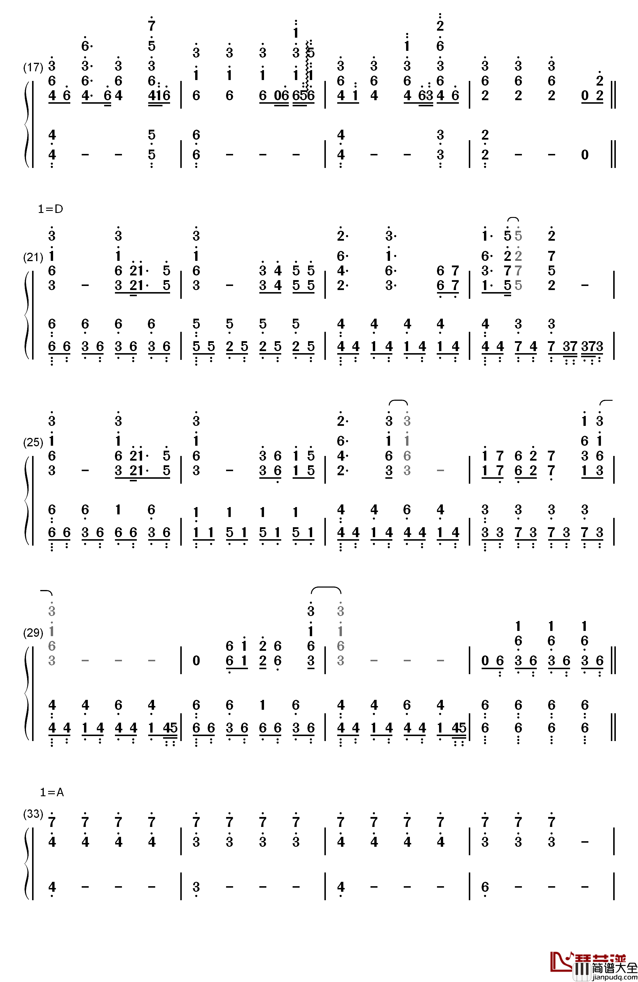 Call_your_name钢琴简谱_数字双手_mpi_&_CASG