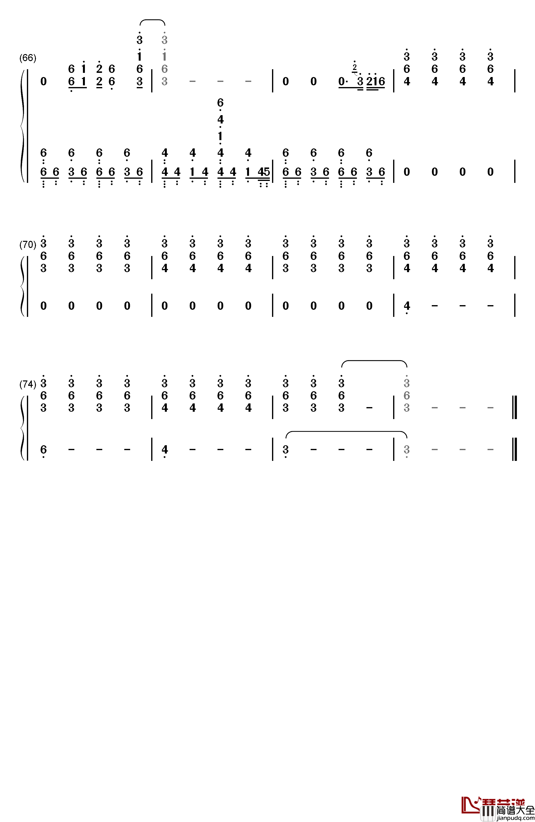 Call_your_name钢琴简谱_数字双手_mpi_&_CASG