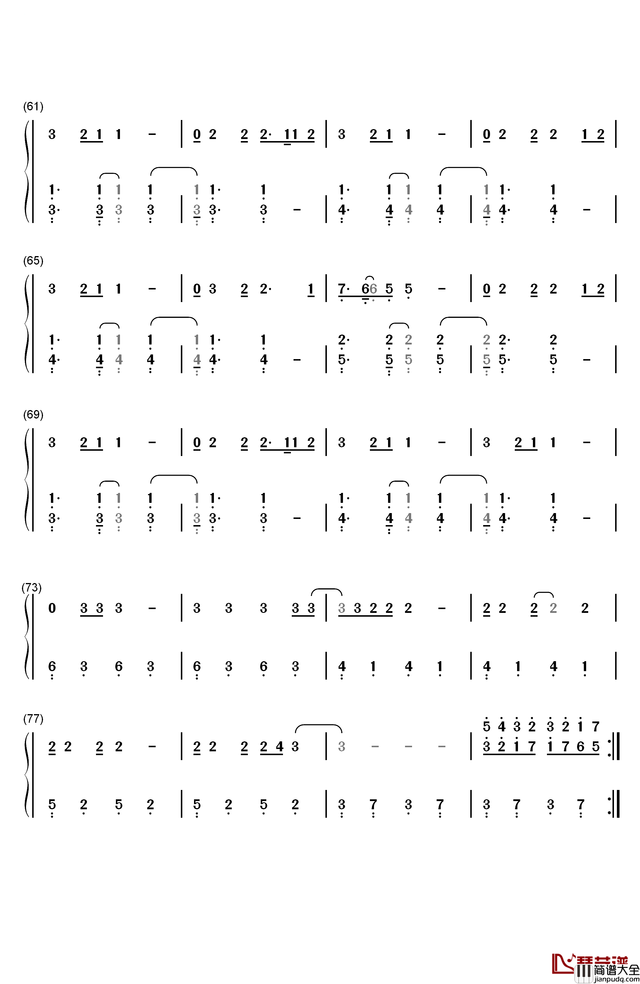 Chandelier钢琴简谱_数字双手_Sia