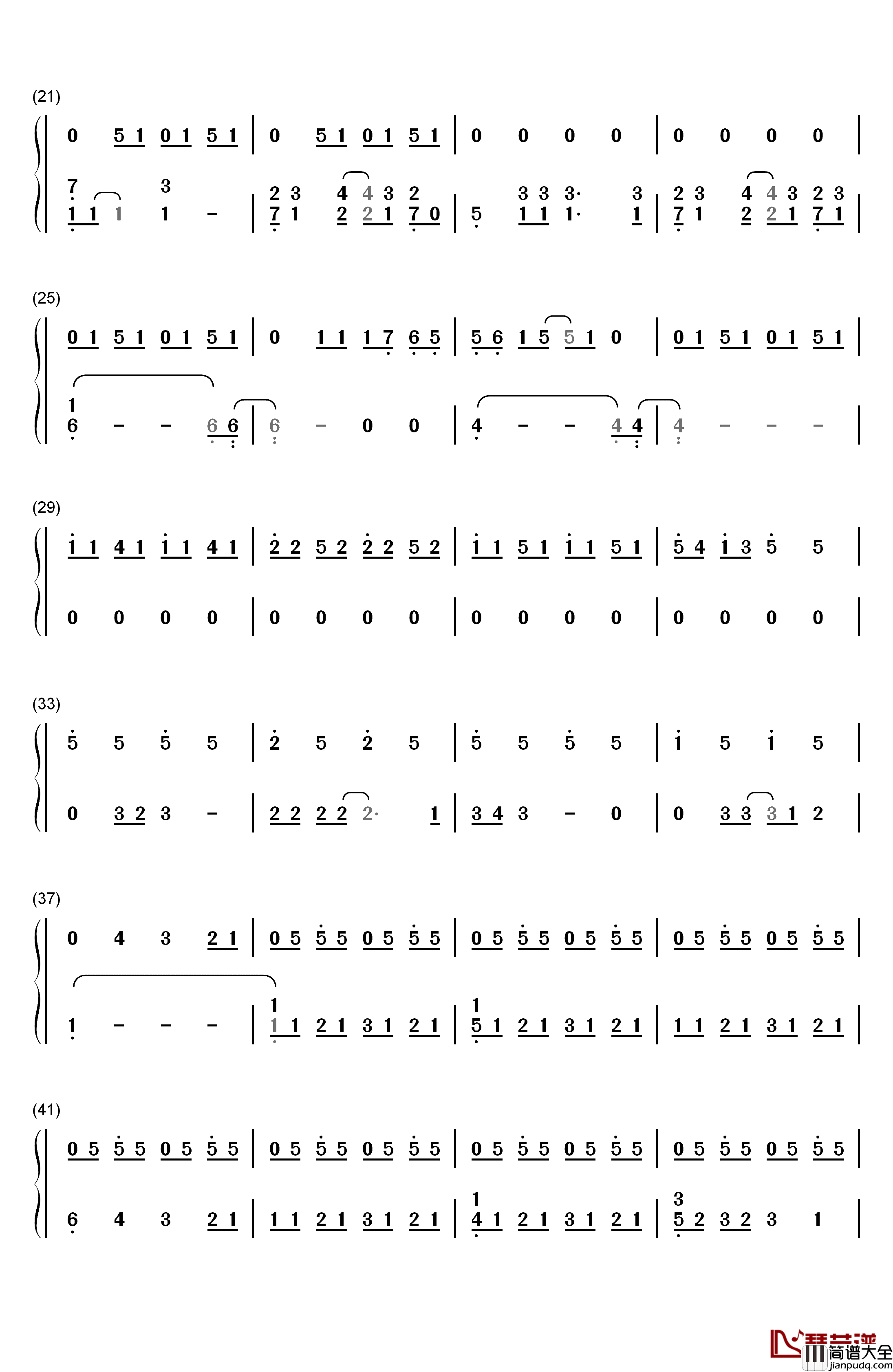 Love_Story_Meets_Viva_La_Vida钢琴简谱_数字双手_The_Piano_Guys