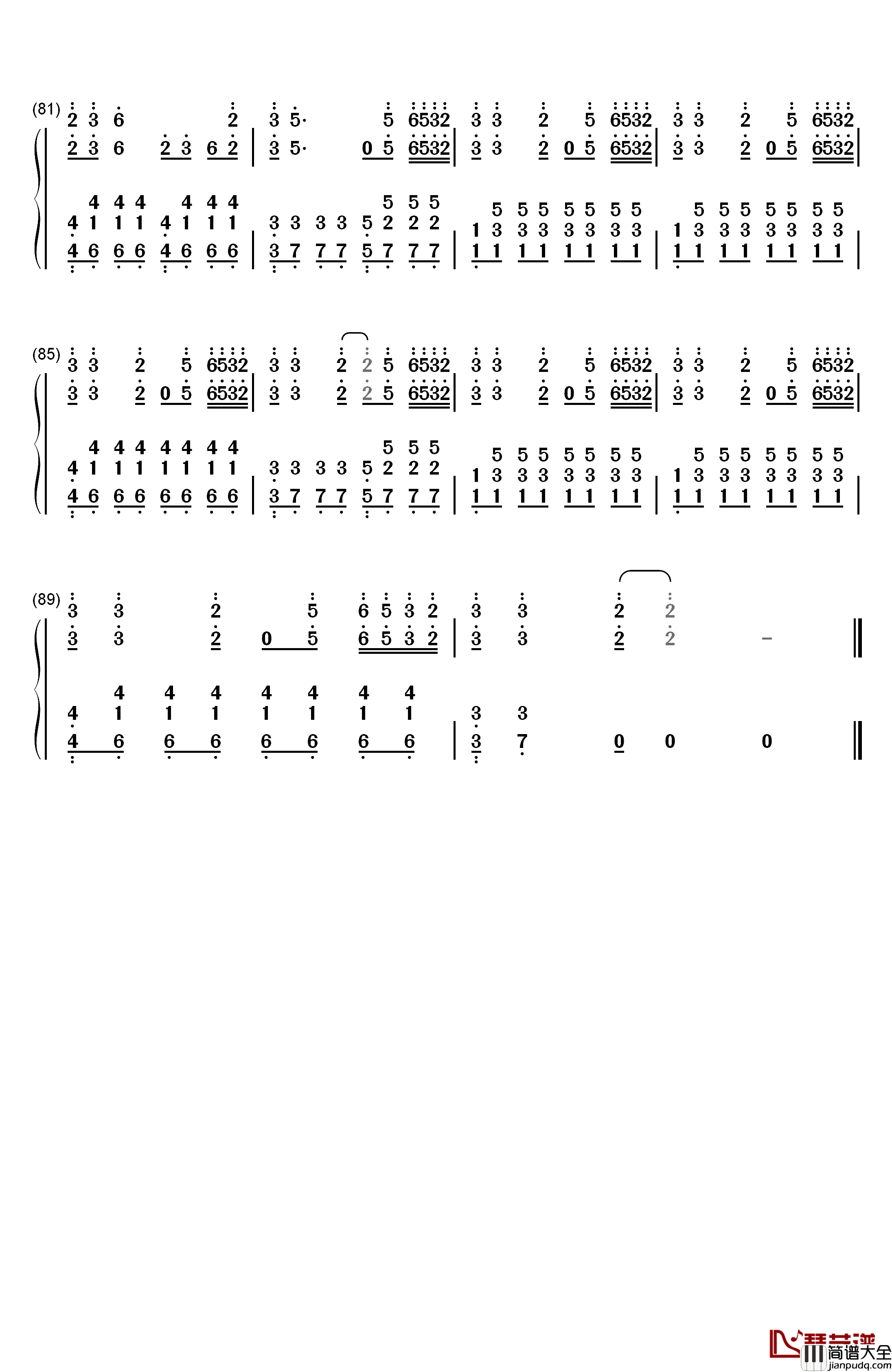 Secrets钢琴简谱_数字双手_Mary_Lambert_&_B.o.B