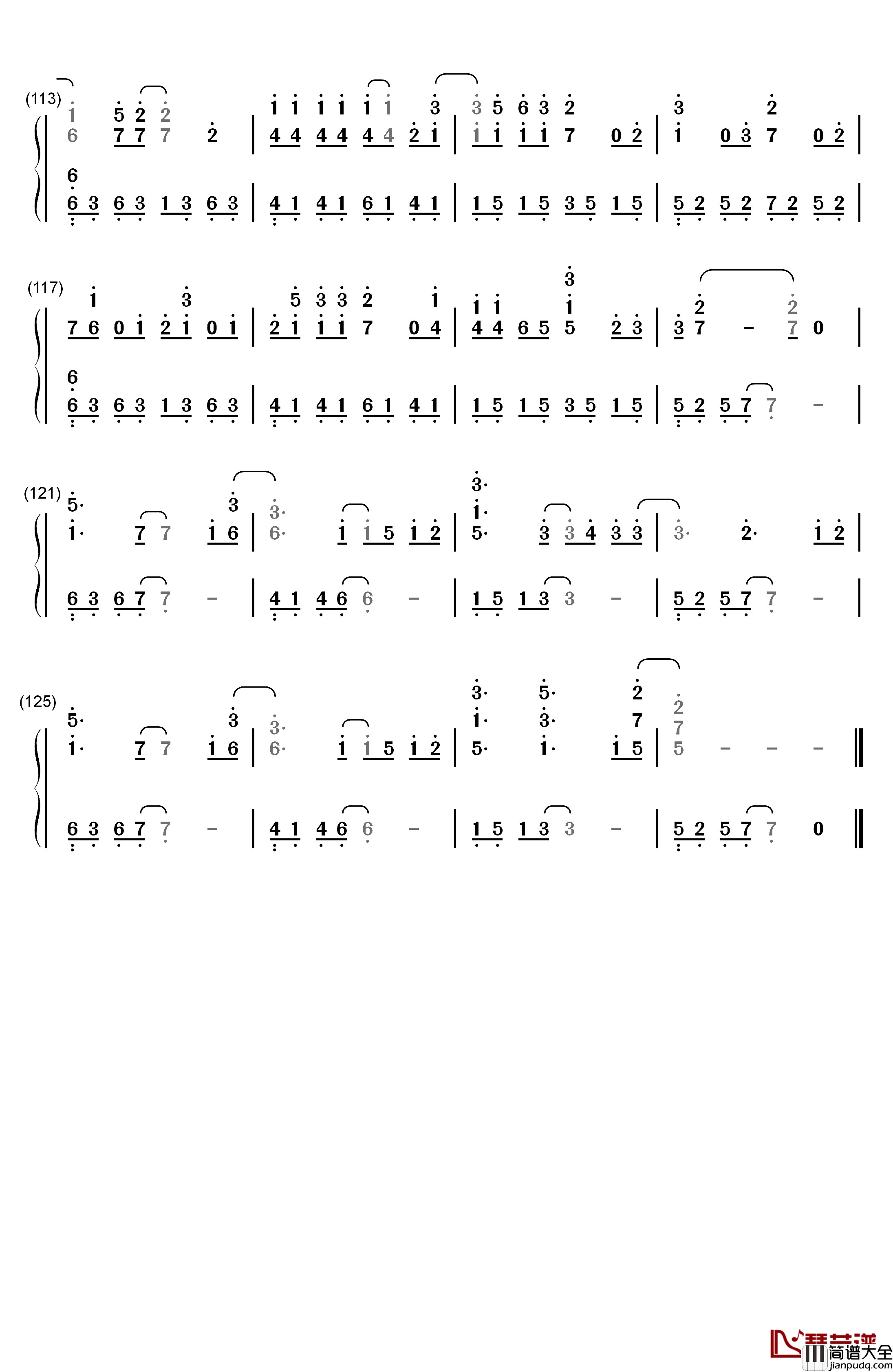 Wedding_Dress钢琴简谱_数字双手_Taeyang