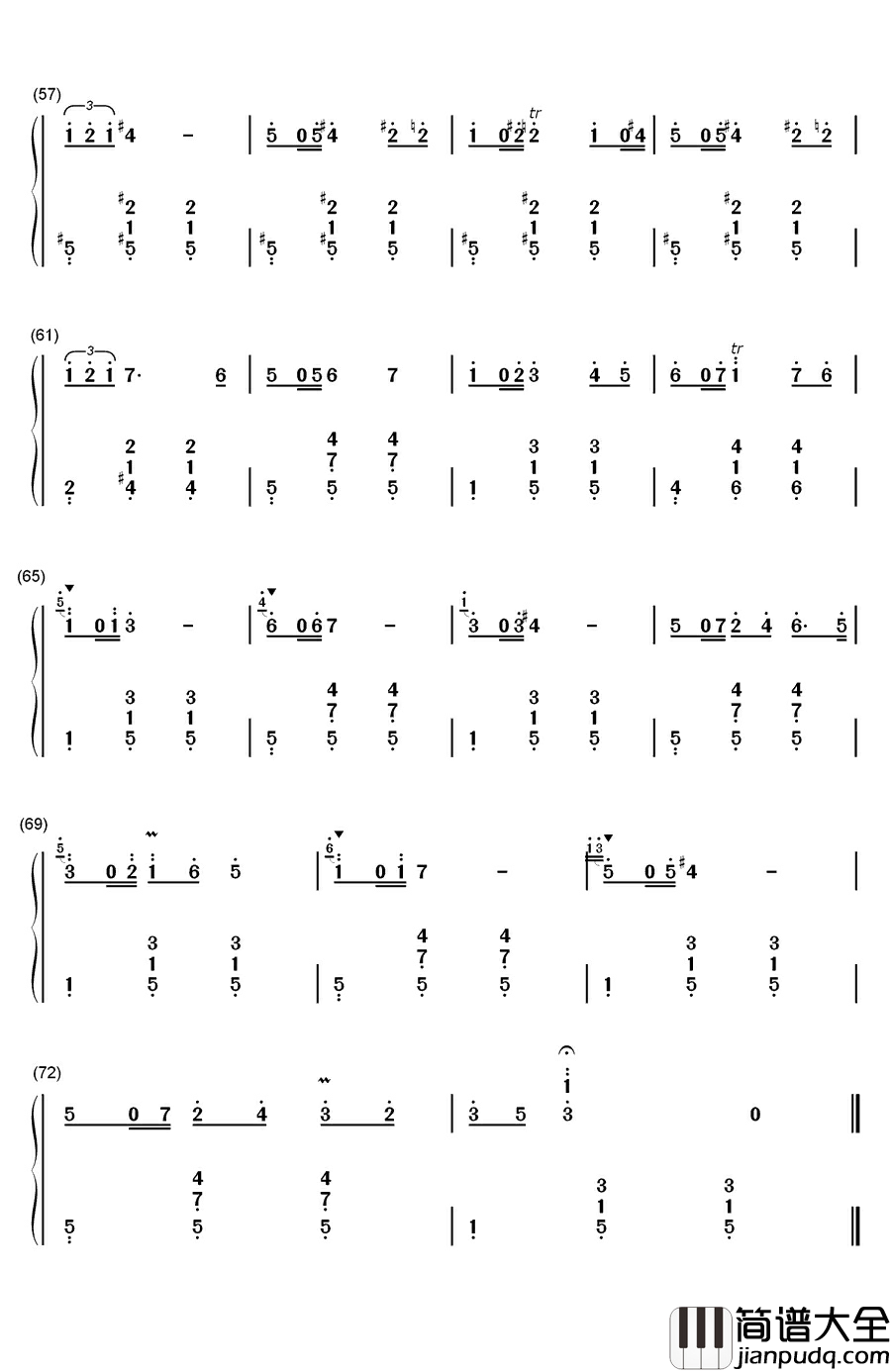 降B大调玛祖卡钢琴简谱_数字双手_肖邦