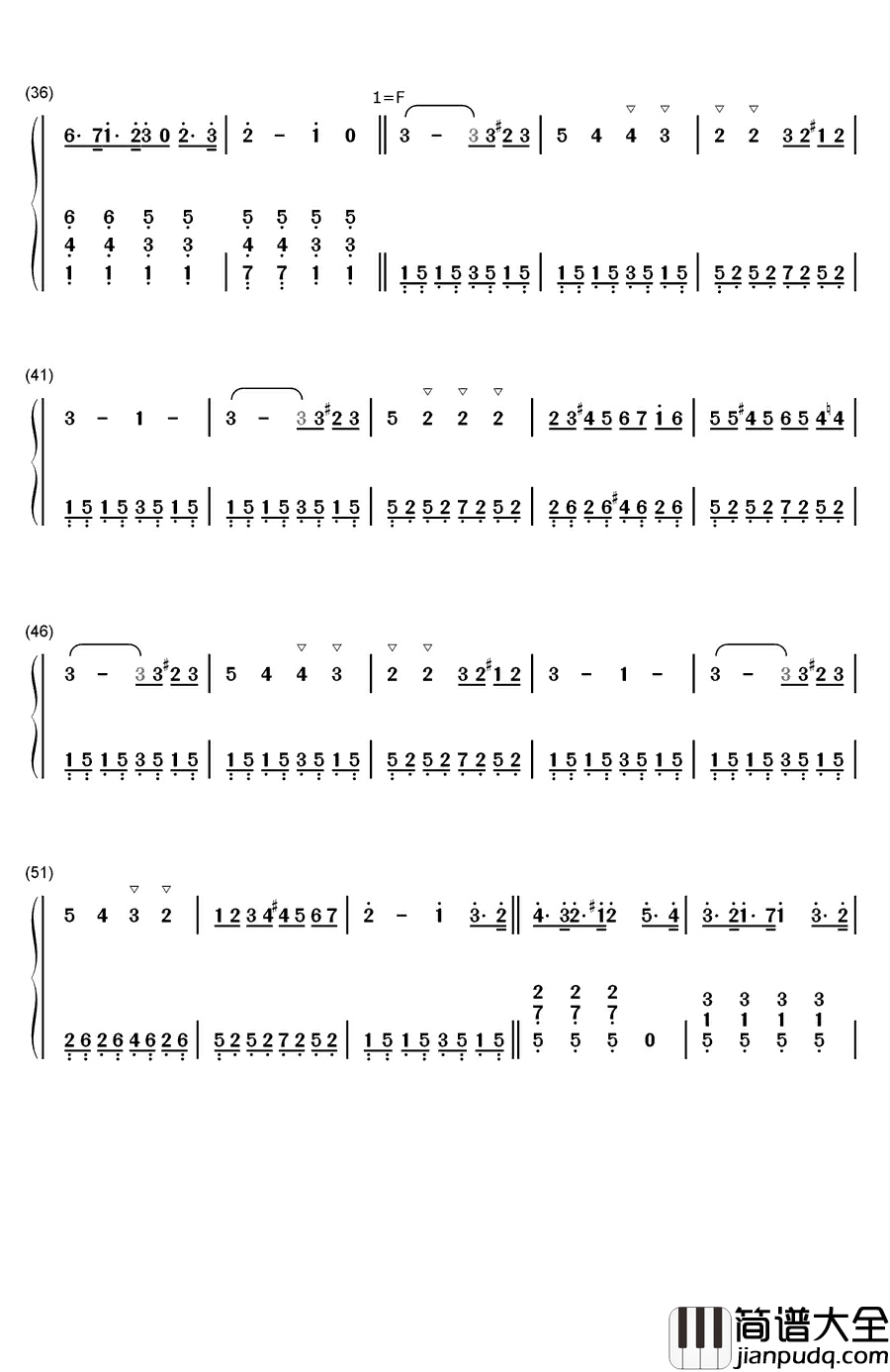 士兵之歌钢琴简谱_数字双手_兰格