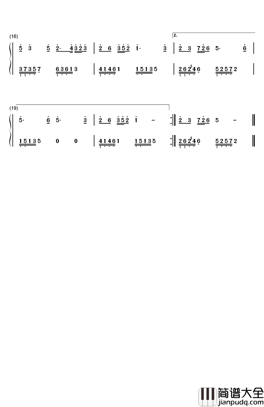 绣红旗钢琴简谱_数字双手_任桂珍