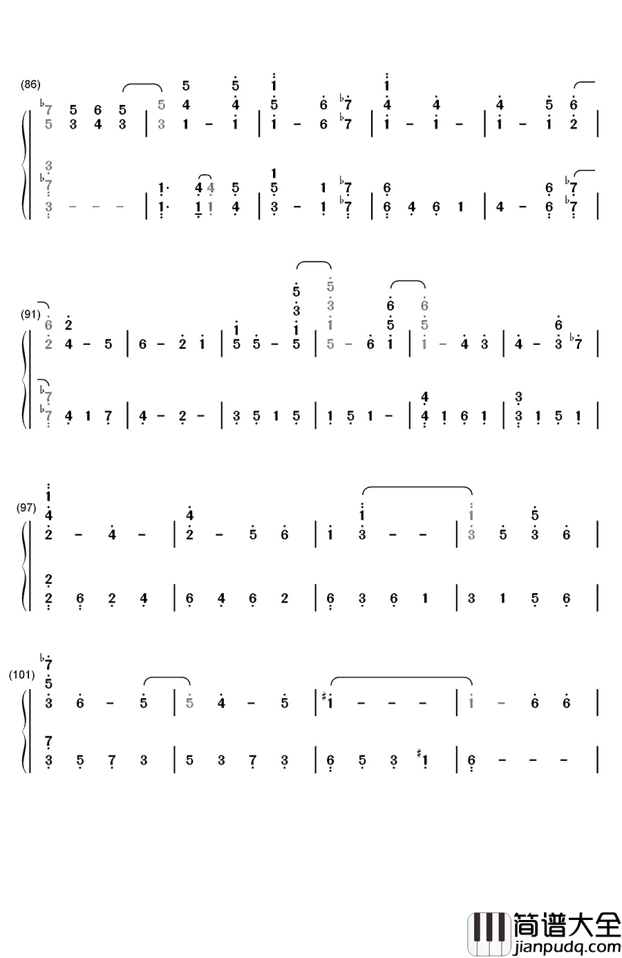 For_the_First_Time_in_Forever钢琴简谱_数字双手_Kristen_Bell_&_Idina_Menzel