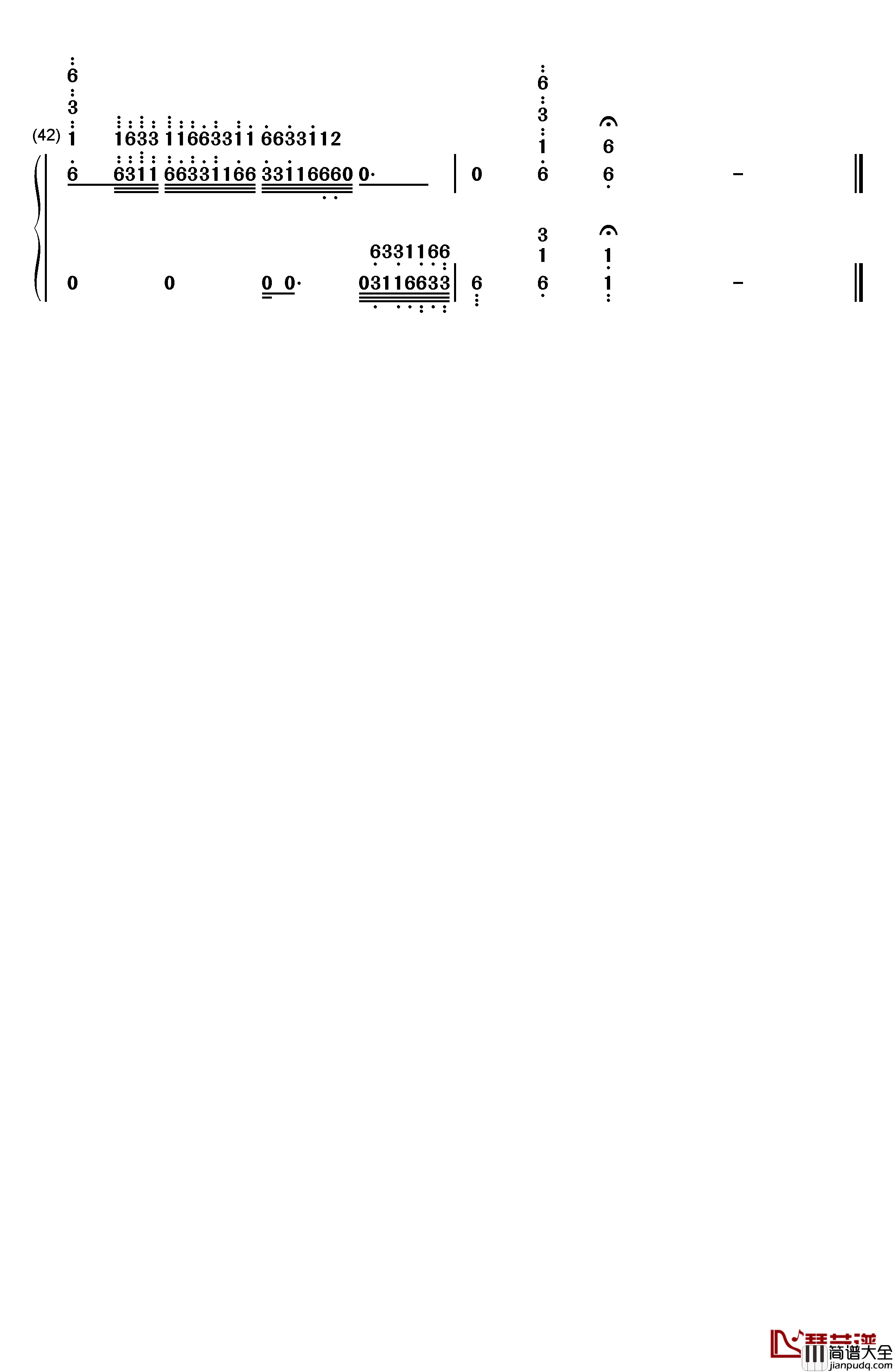 红莲之弓矢钢琴简谱_数字双手_Linked_Horizon