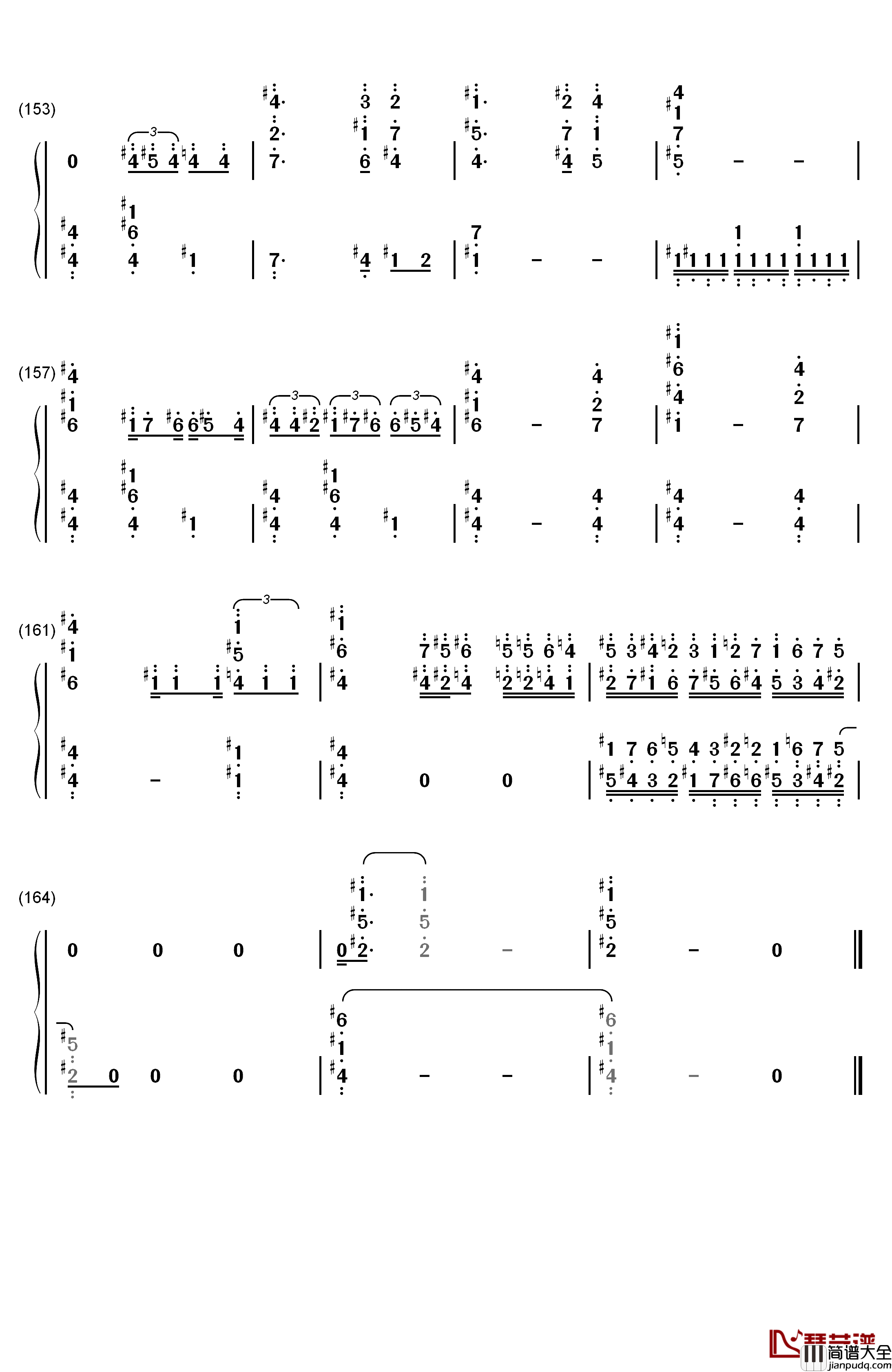 人生的旋转木马_钢琴简谱_数字双手_久石让_宫崎骏