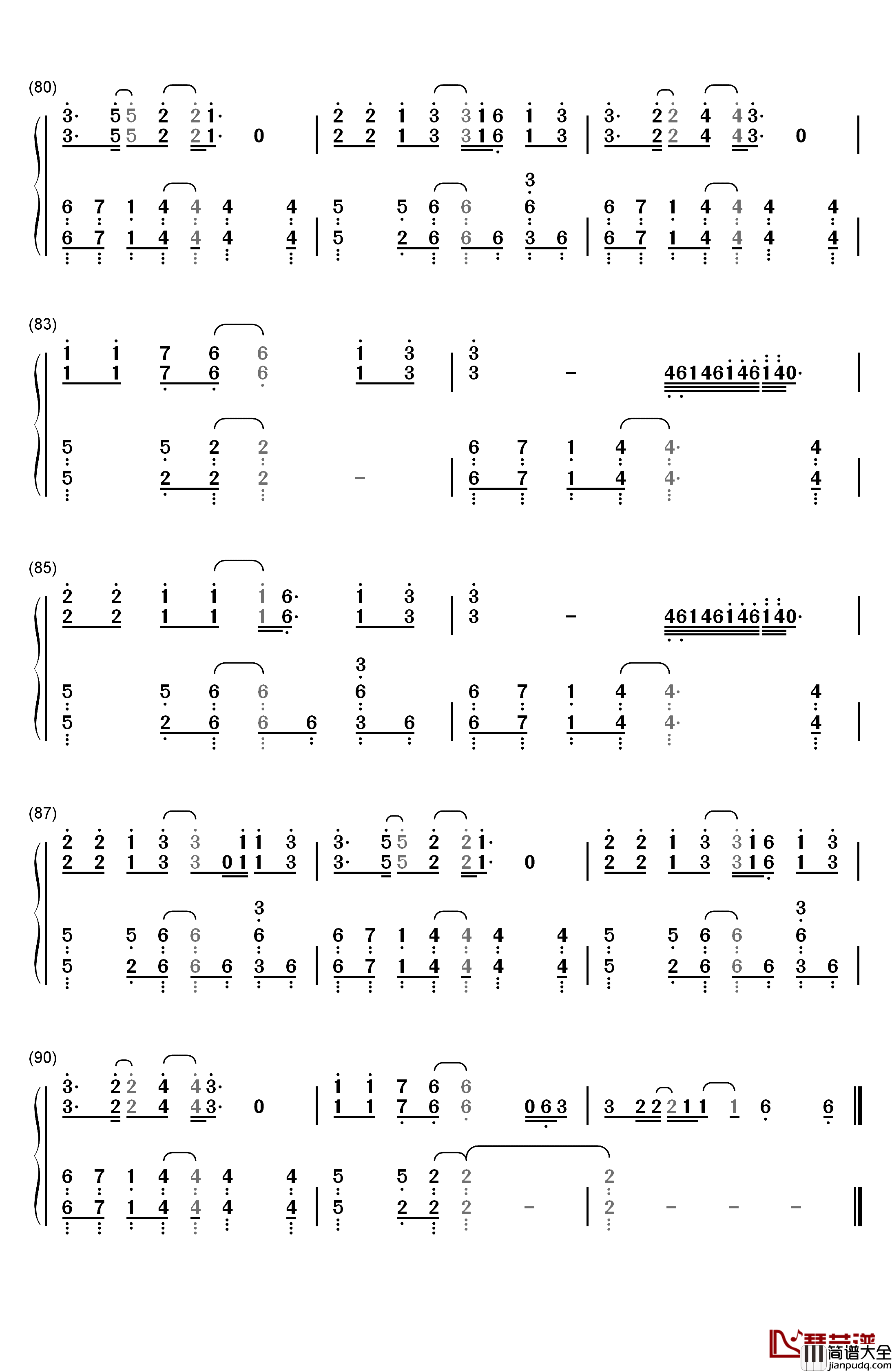 I_See_Fire钢琴简谱_数字双手_Ed_Sheeran