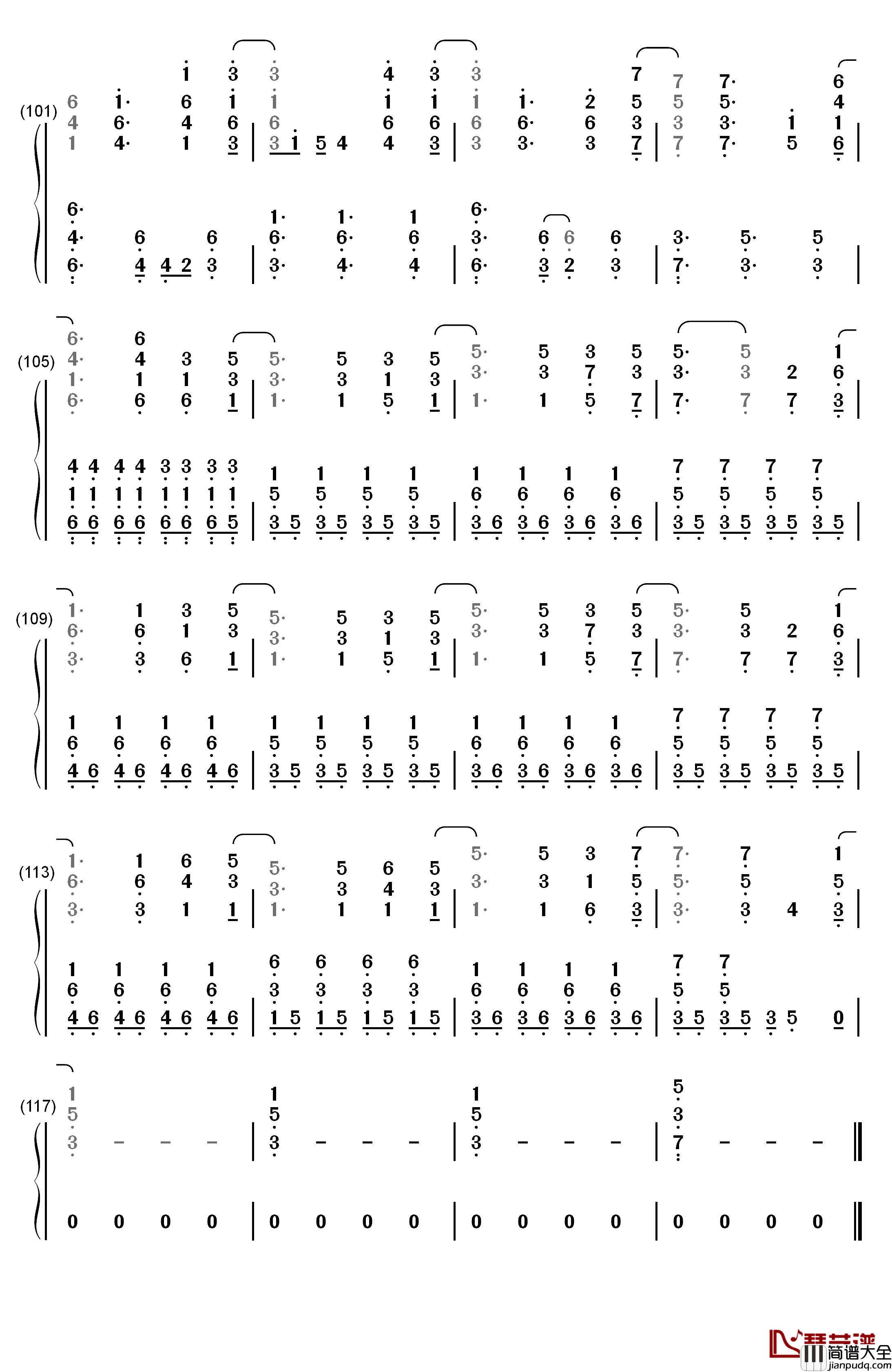 Another_Love钢琴简谱_数字双手_Tom_Odell