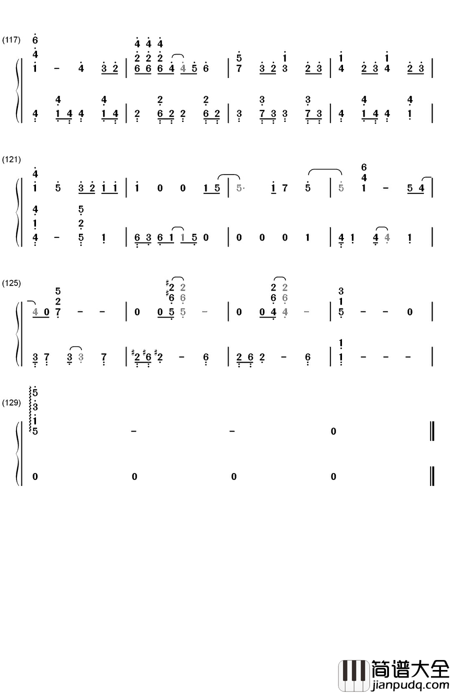 创圣のアクエリオン钢琴简谱_数字双手_AKINO