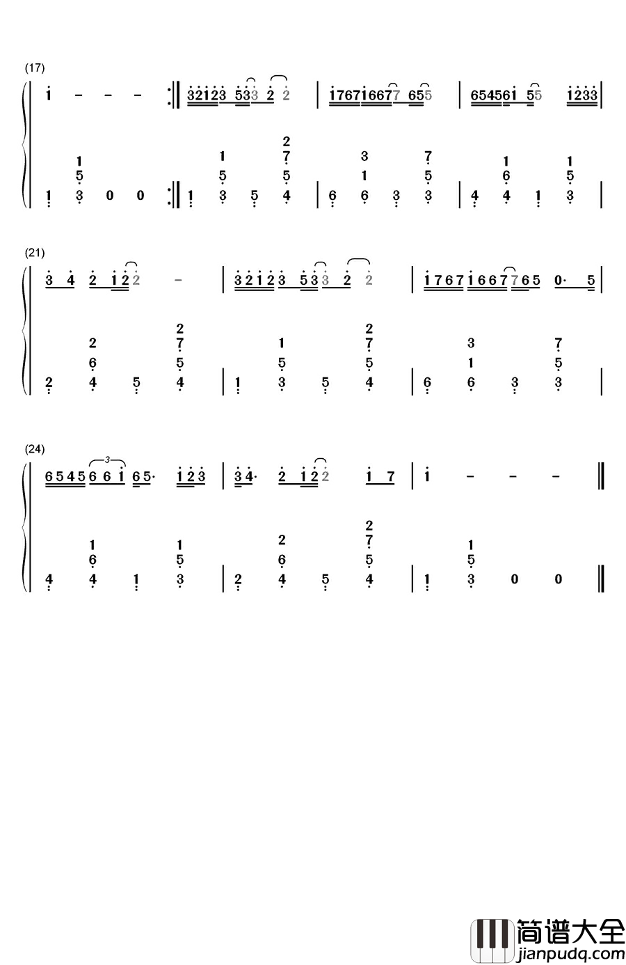 爱要怎么说出口钢琴简谱_数字双手_赵传