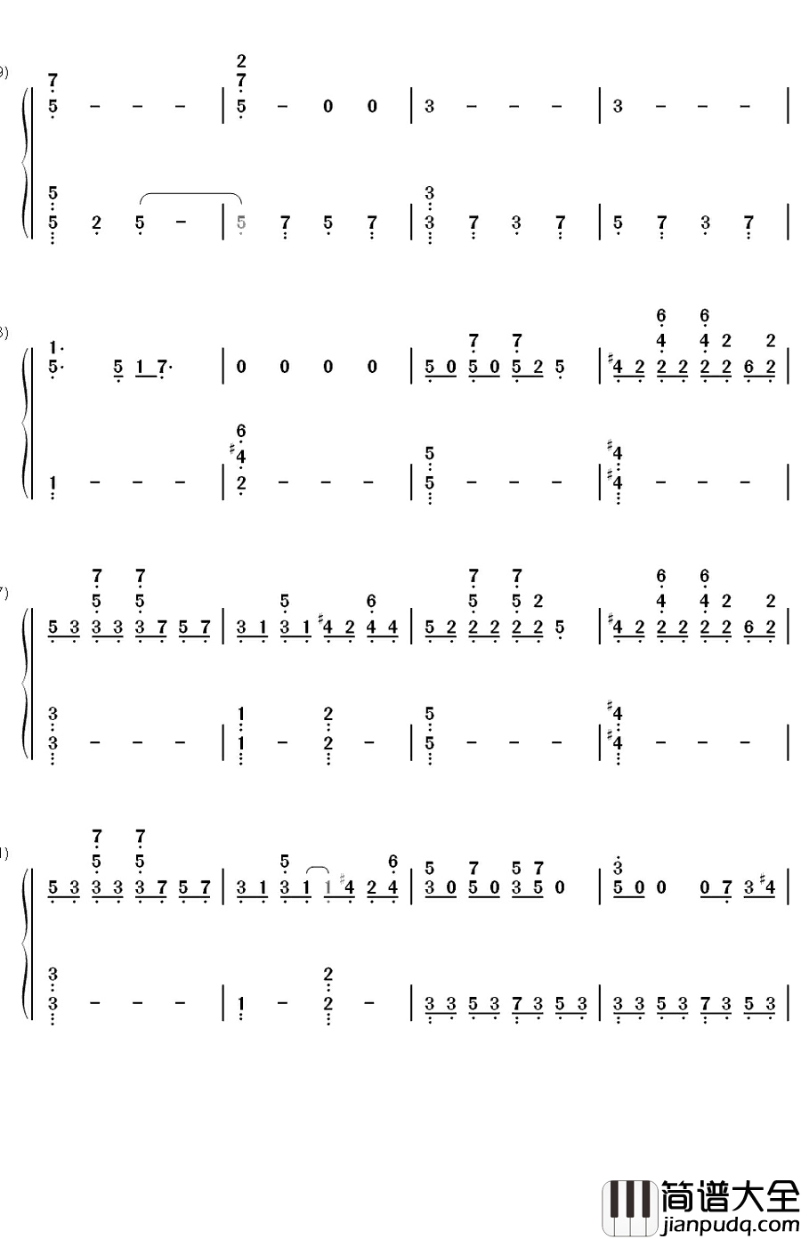 Concerning_Hobbits钢琴简谱_数字双手_Howard_Shore