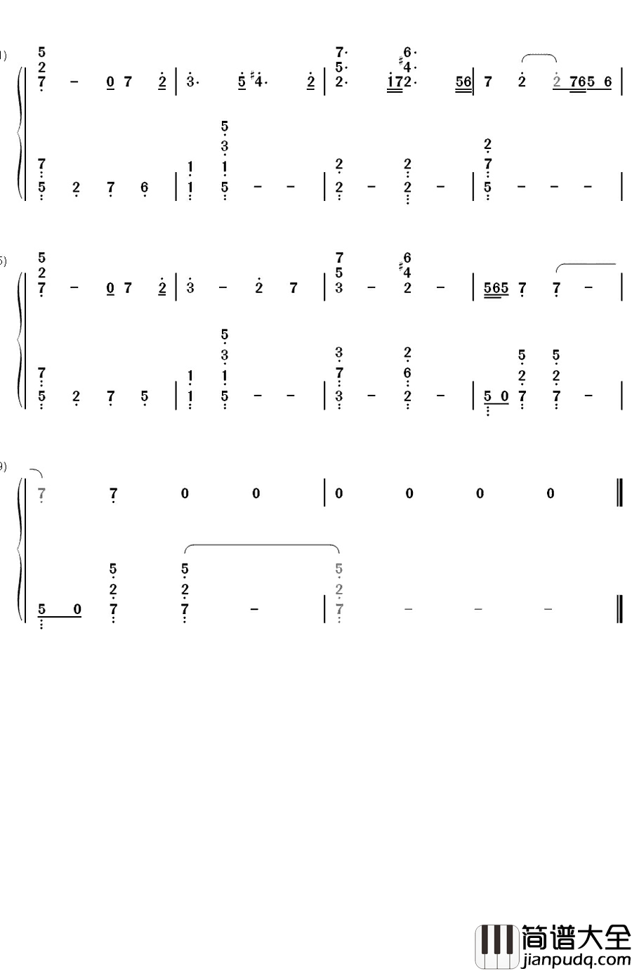 Concerning_Hobbits钢琴简谱_数字双手_Howard_Shore