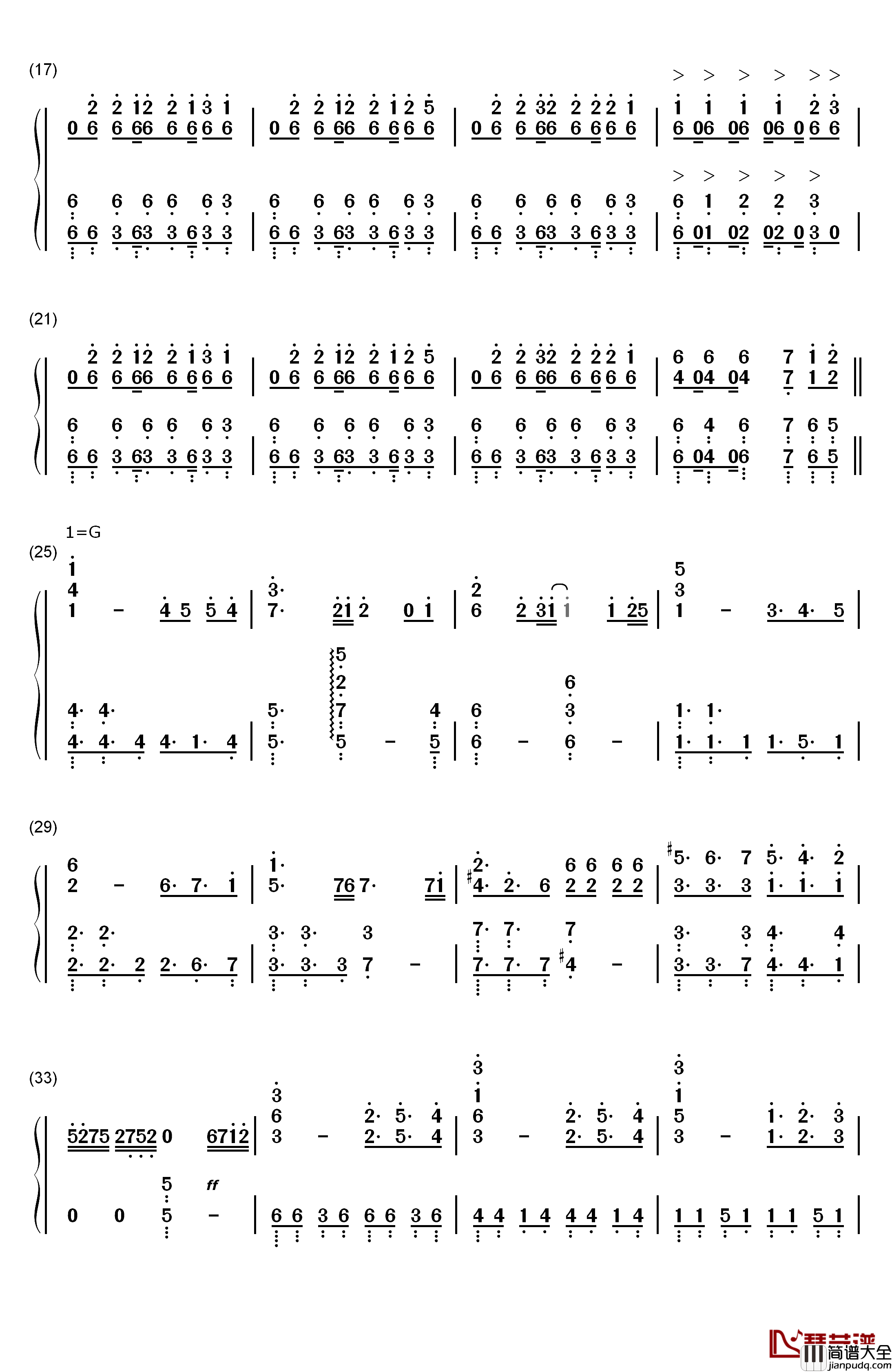 This_game钢琴简谱_数字双手_铃木木乃美
