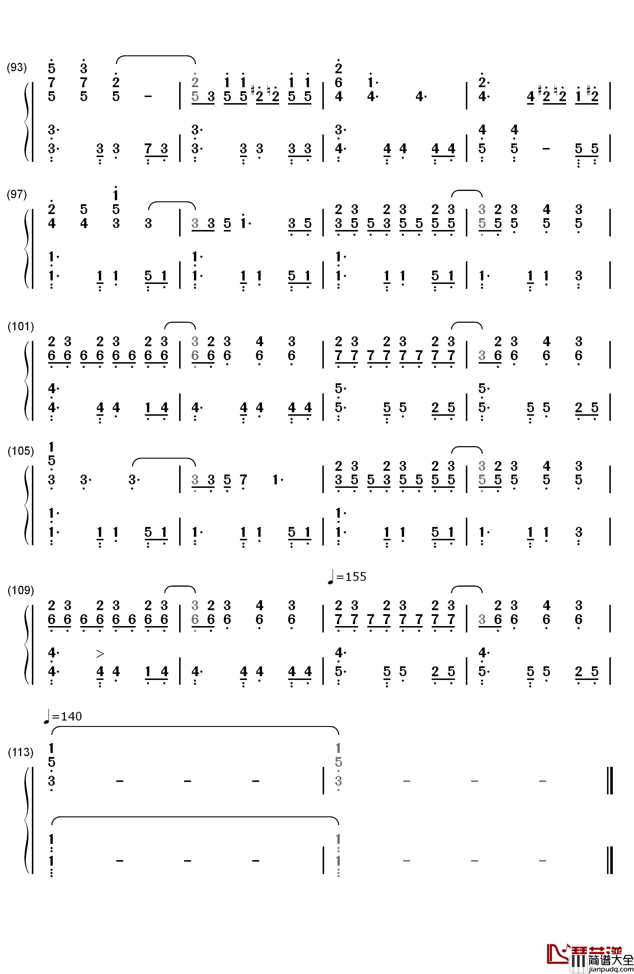 Everybody_Talks钢琴简谱_数字双手_Neon_Trees