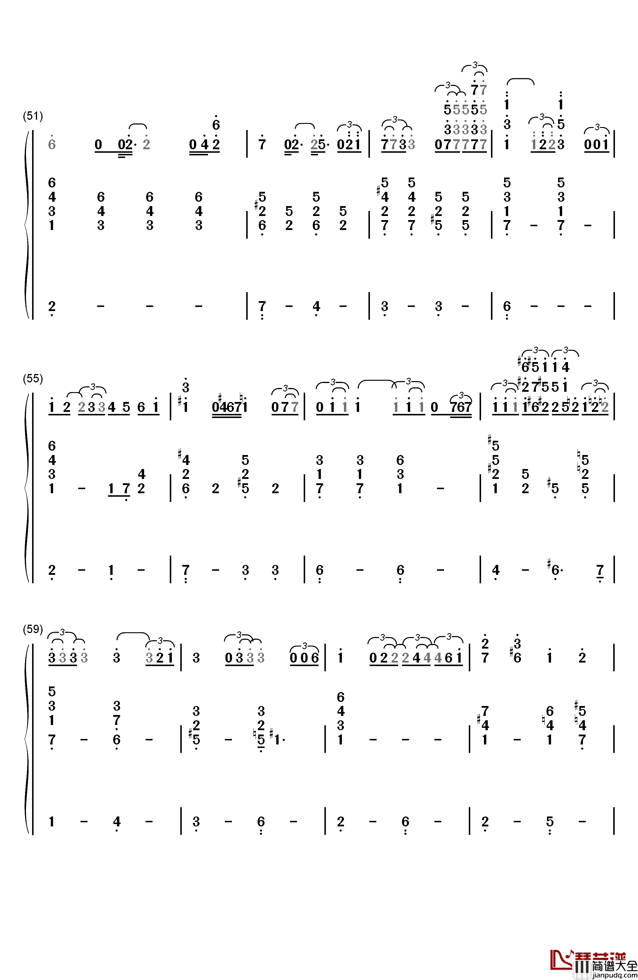 My_Foolish_Heart钢琴简谱_数字双手_Bill_Evans