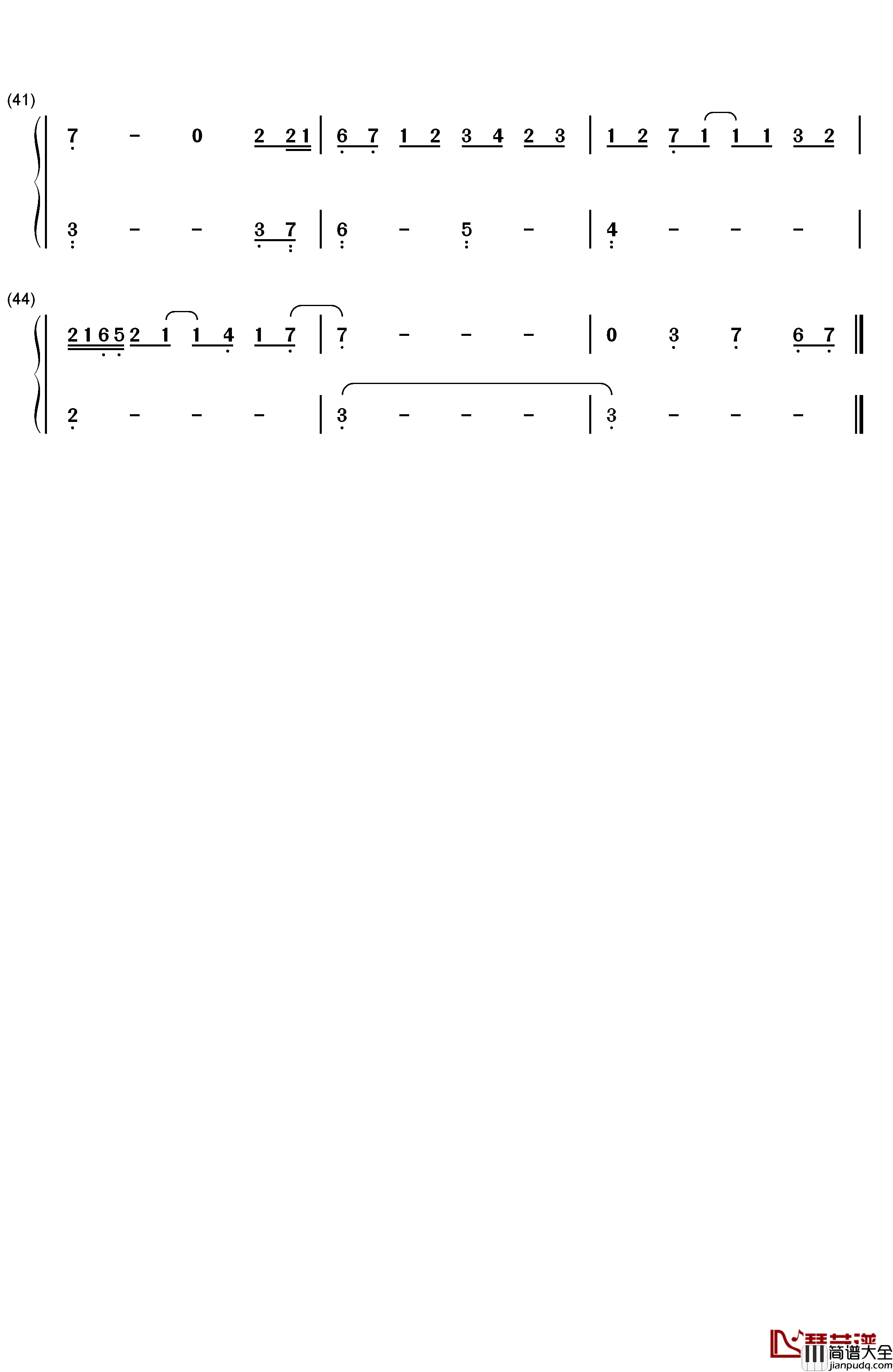 My_All钢琴简谱_数字双手_Mariah_Carey